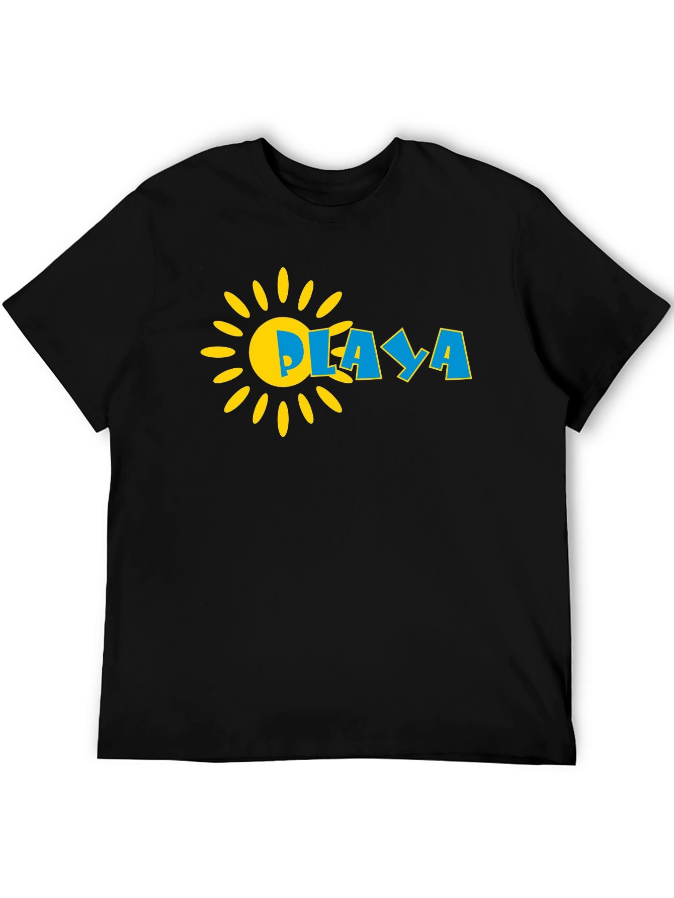 Playa Sun Graphic Black T-Shirt