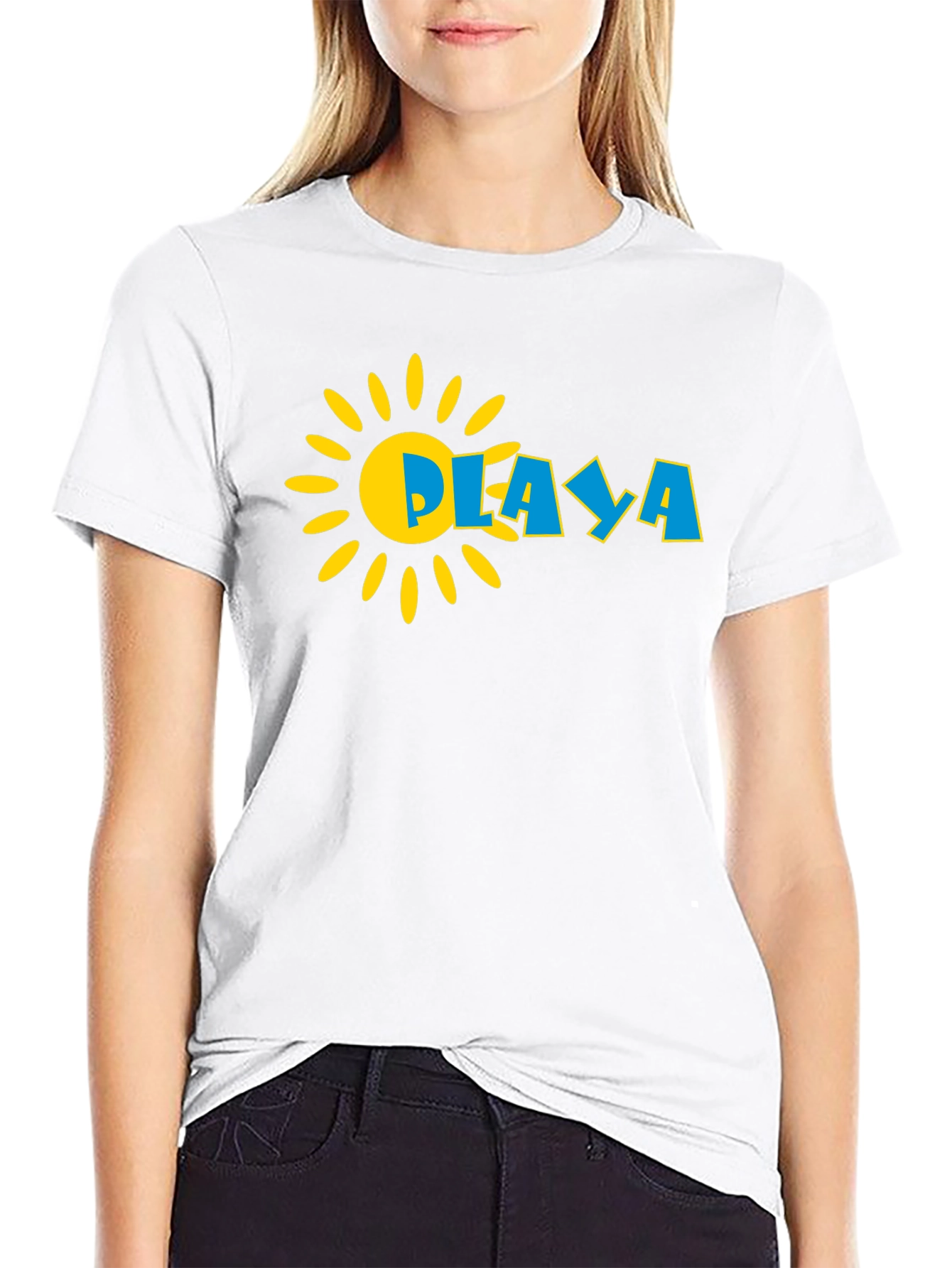 Playa Sun Graphic Black T-Shirt
