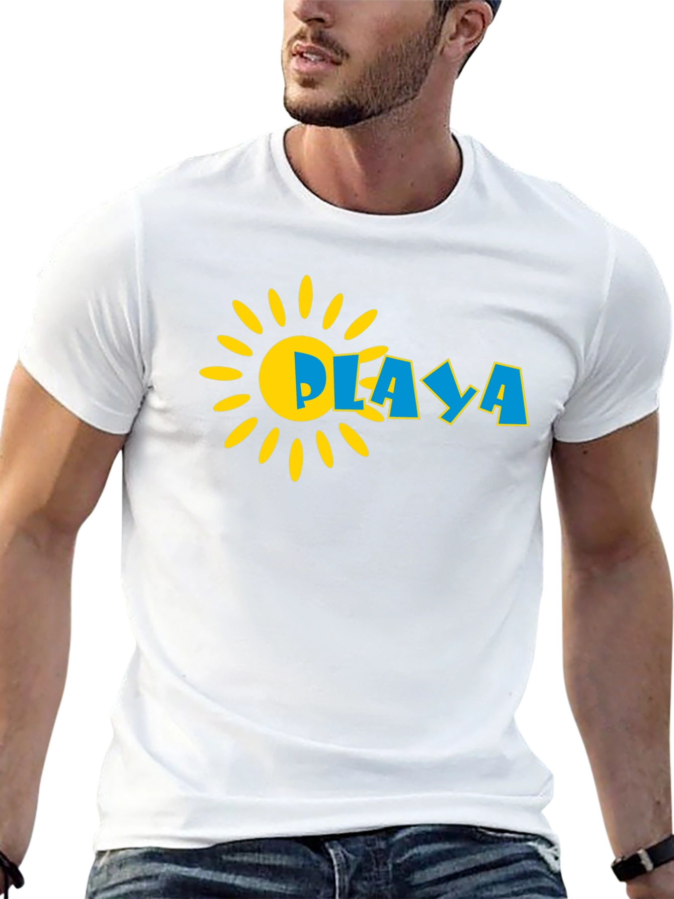 Playa Sun Graphic Black T-Shirt