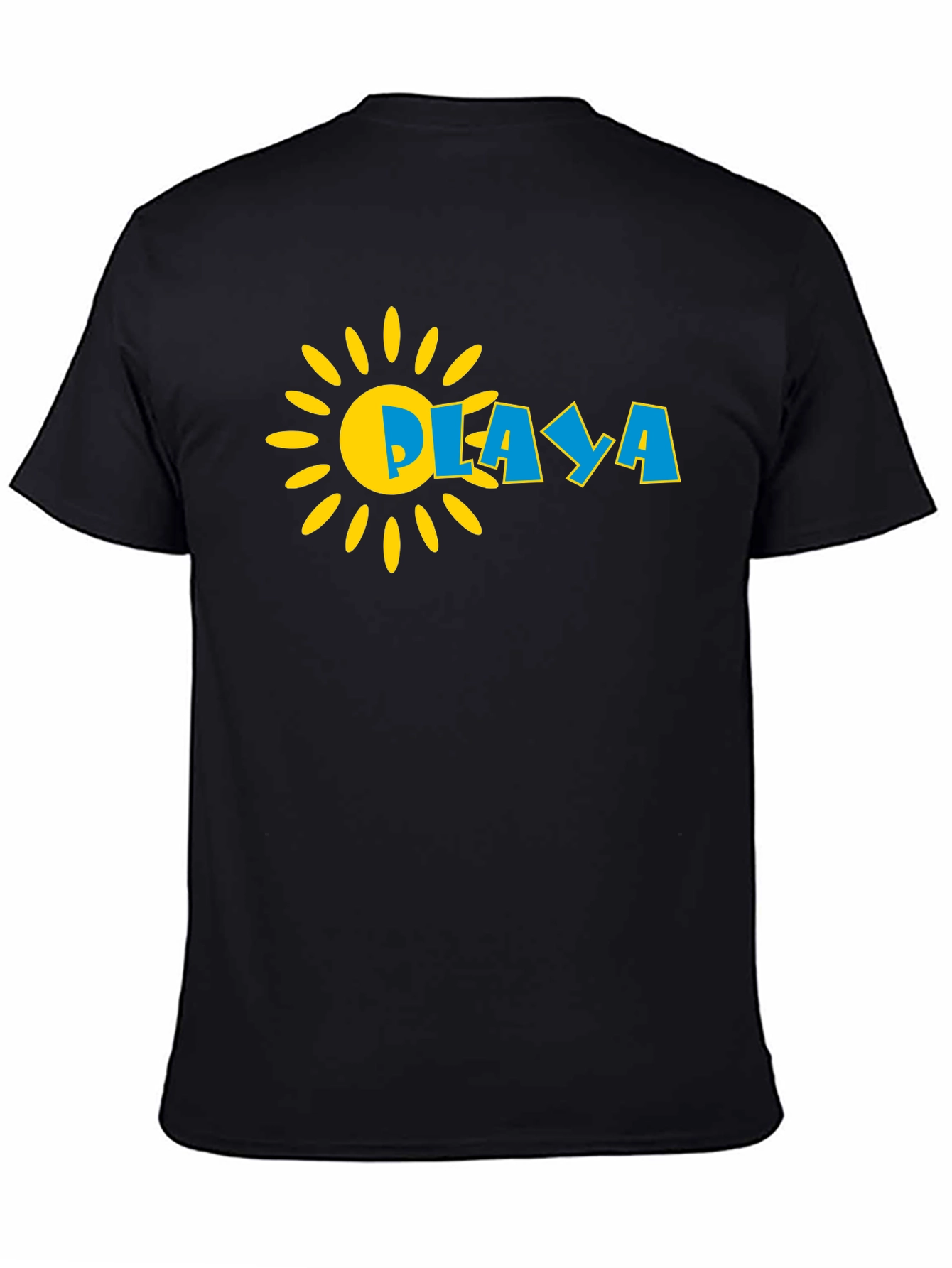 Playa Sun Graphic Black T-Shirt