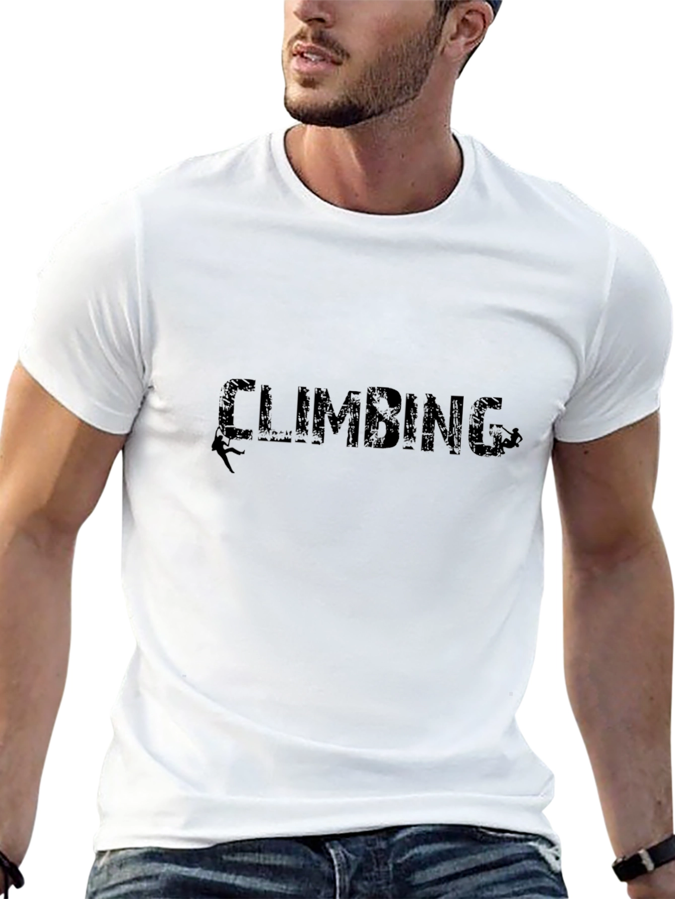 Climbing Design Black T-Shirt