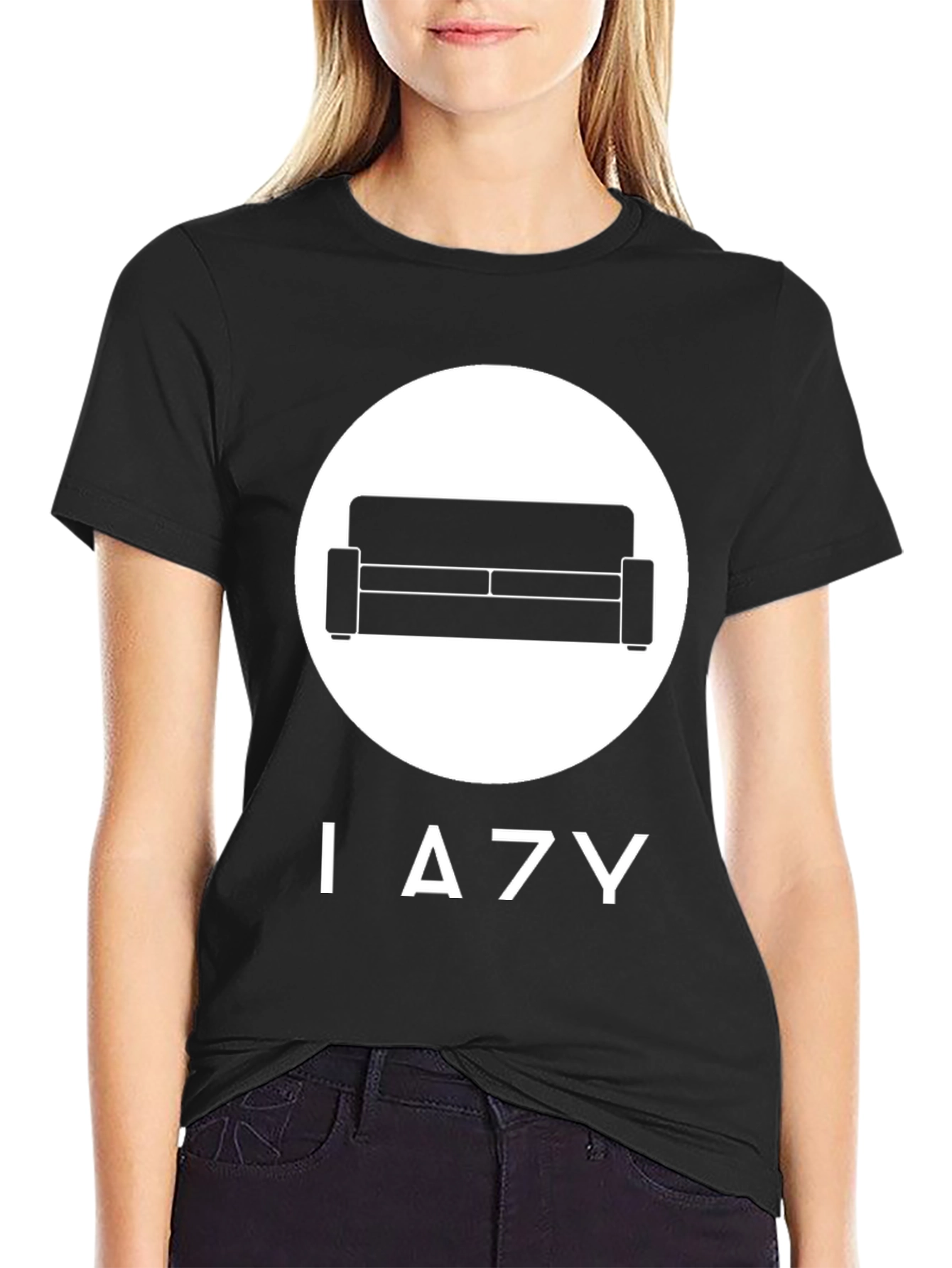 I Lazy Couch Graphic T-Shirt - Casual Comfort