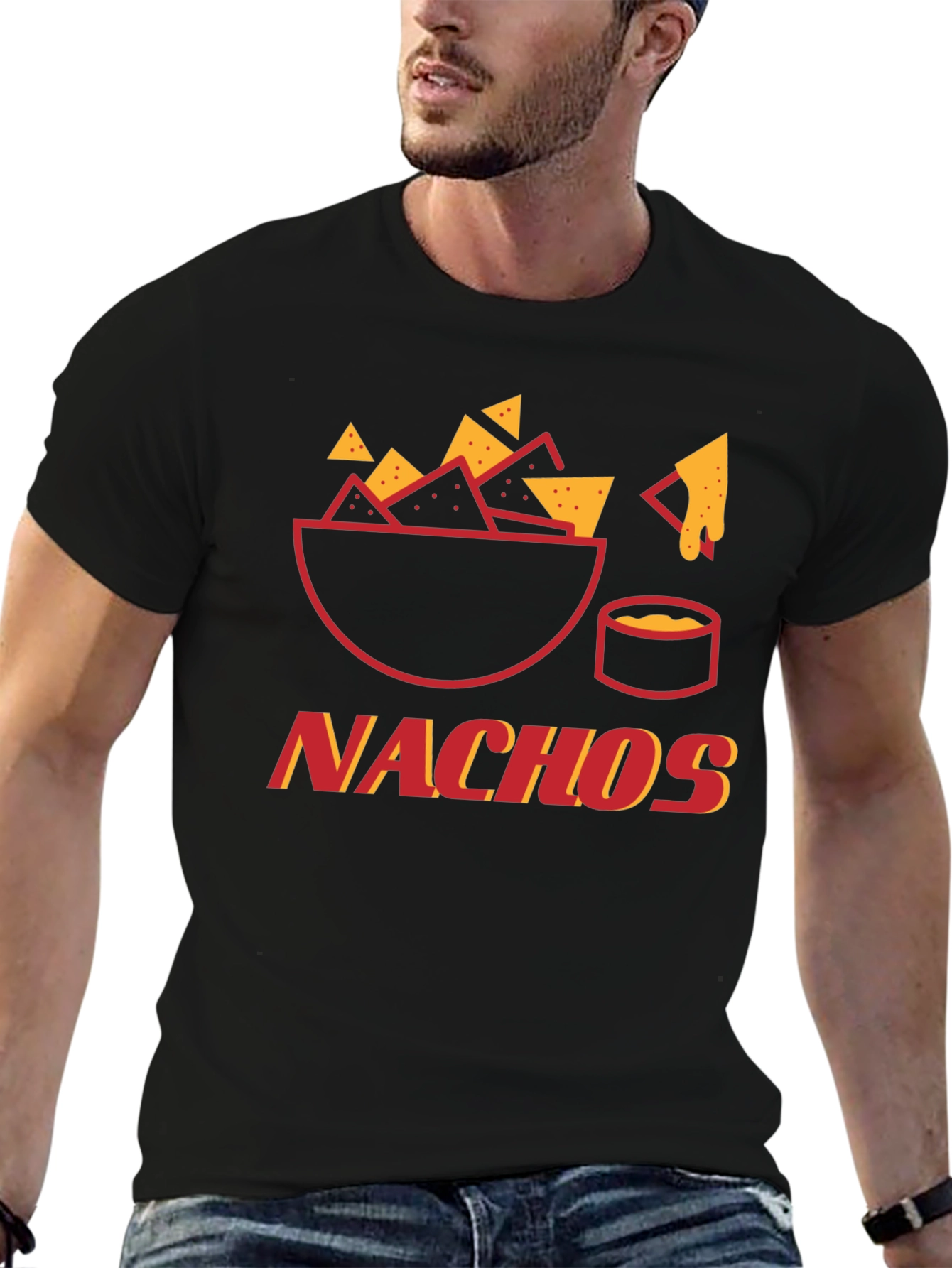 Nachos Graphic Tee - Foodie T-Shirt