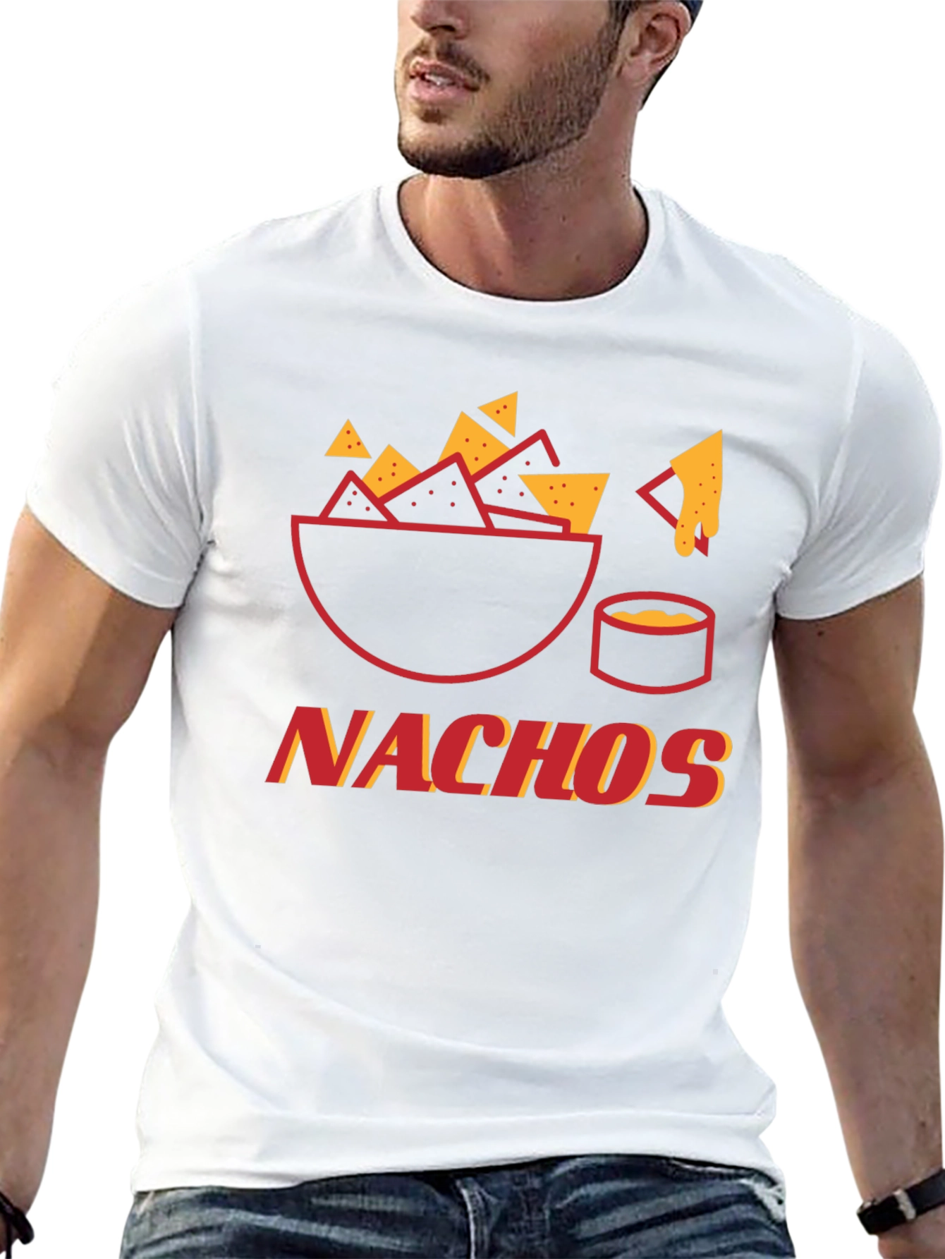 Nachos Graphic Tee - Foodie T-Shirt