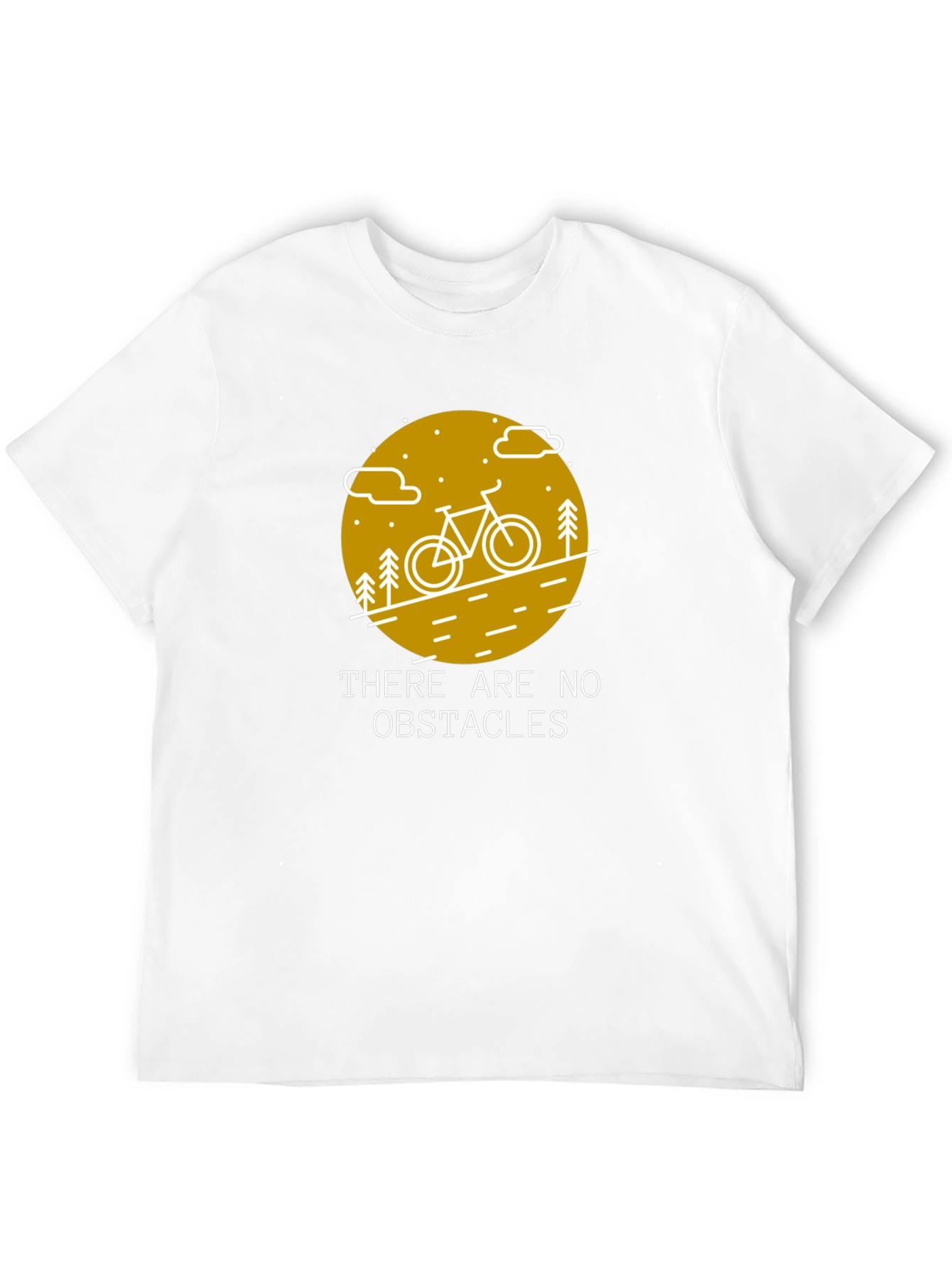 Obstacle Free Biking Graphic Tee
