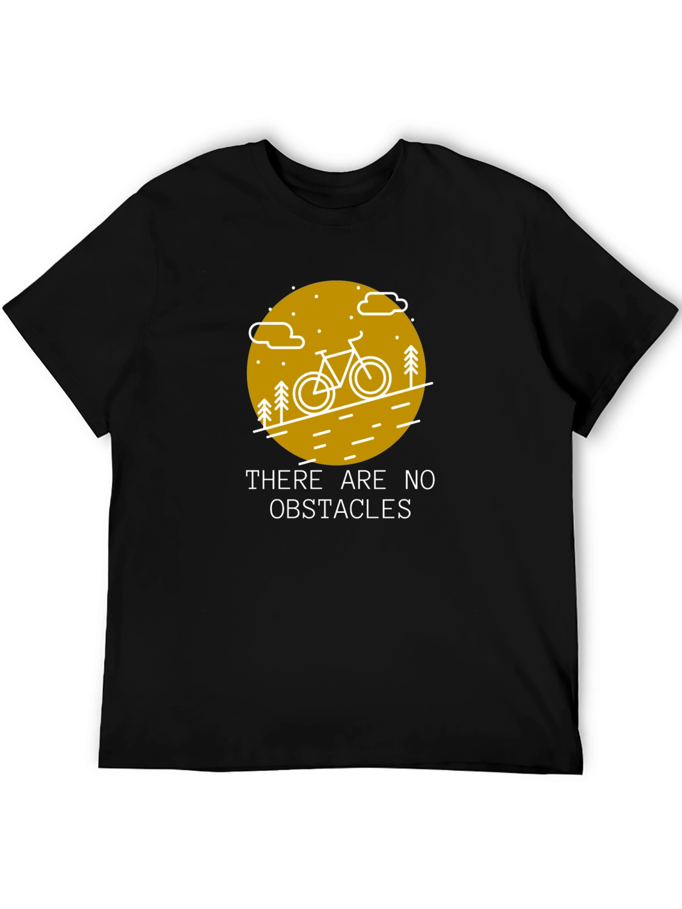 Obstacle Free Biking Graphic Tee