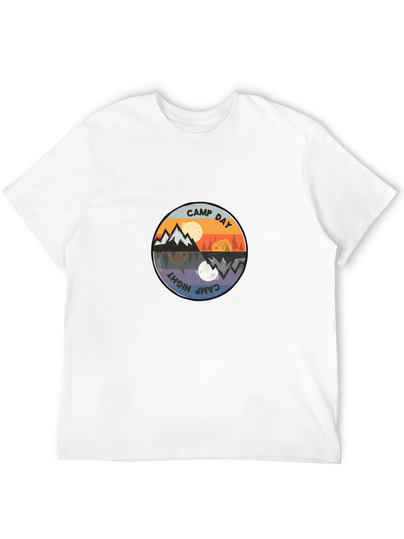 Camp Day & Night Graphic Tee