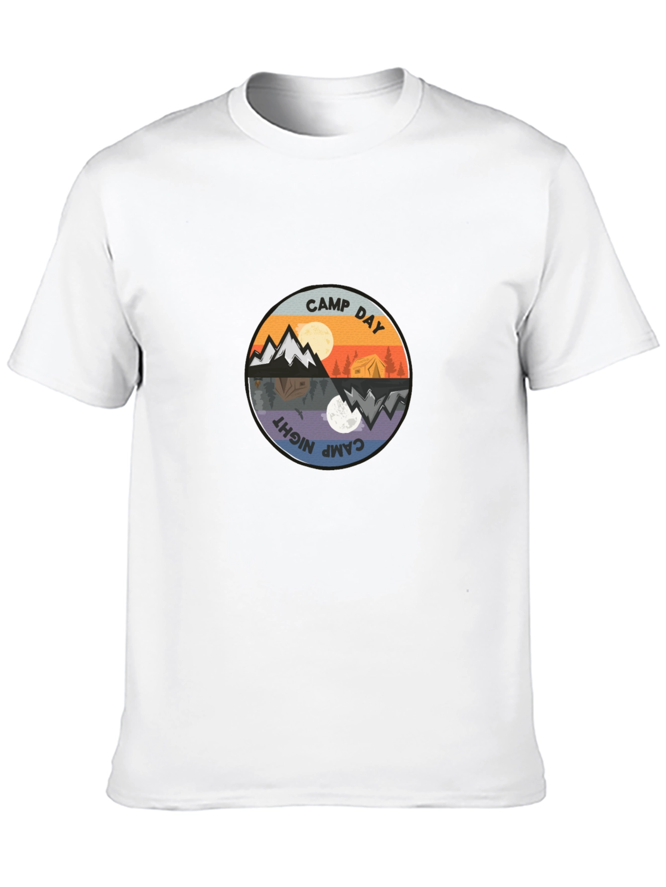 Camp Day & Night Graphic Tee