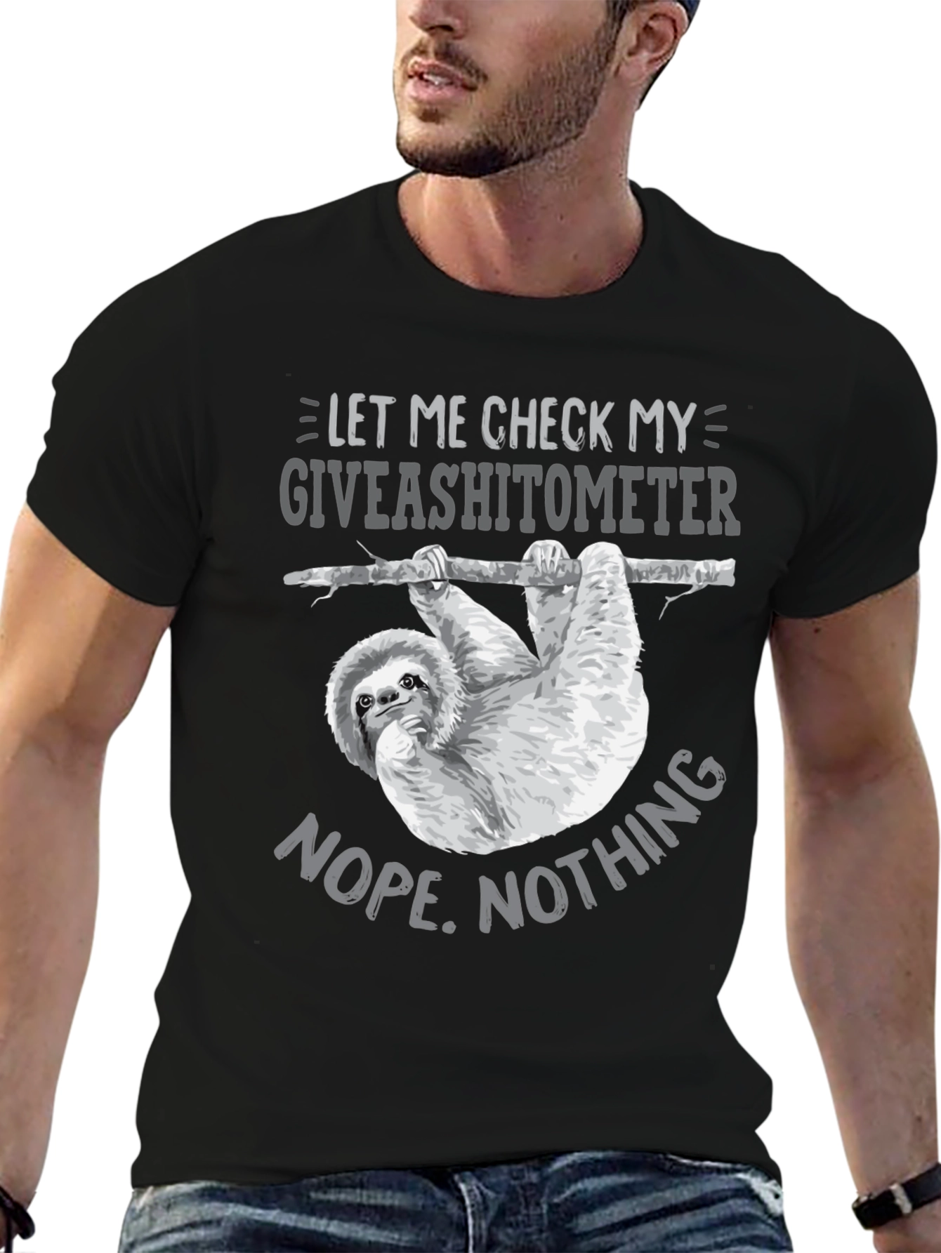 Giveashitometer Sloth T-Shirt