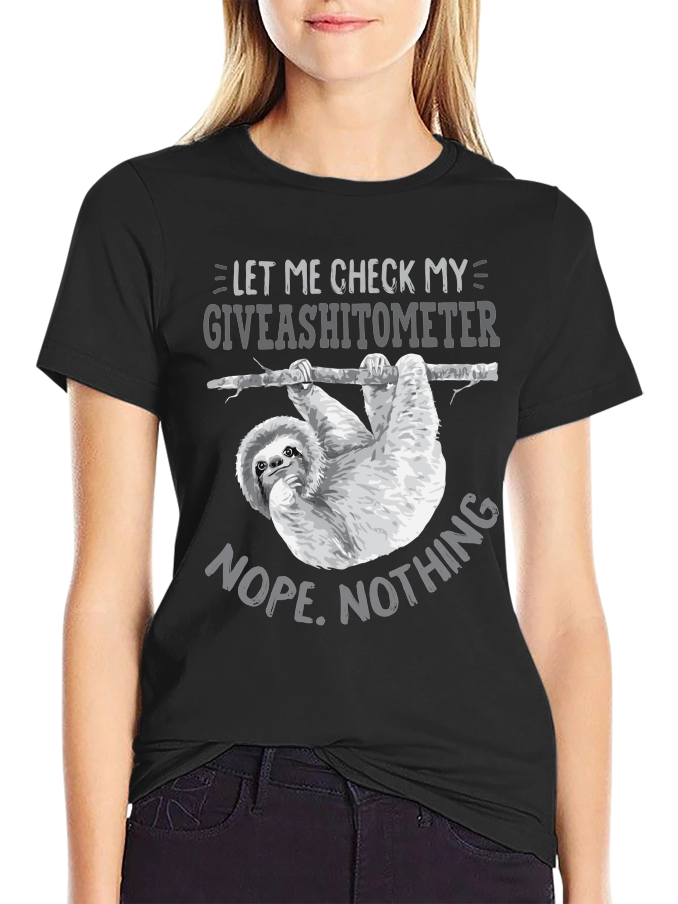 Giveashitometer Sloth T-Shirt