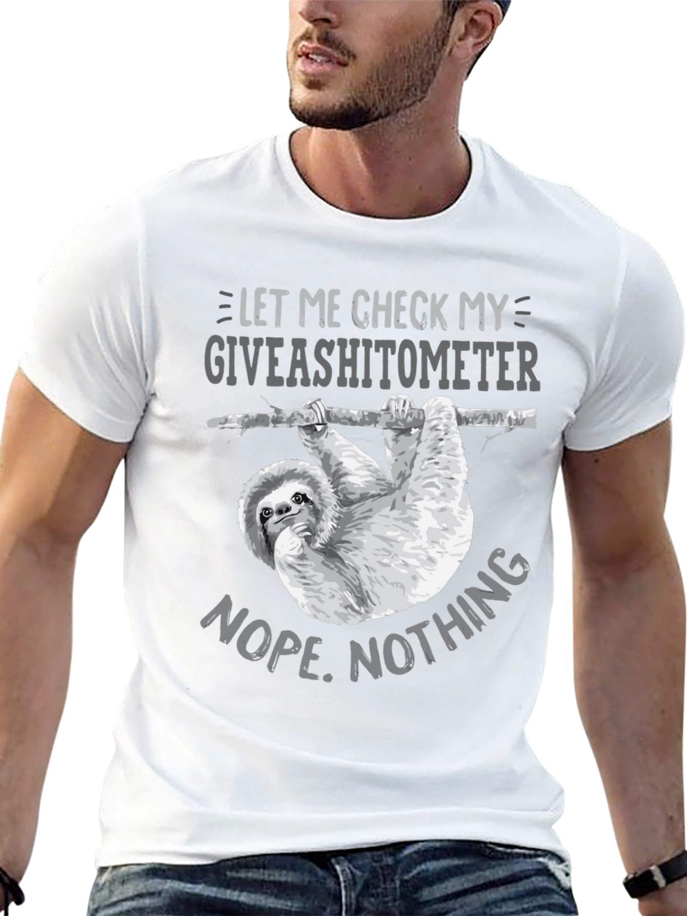 Giveashitometer Sloth T-Shirt