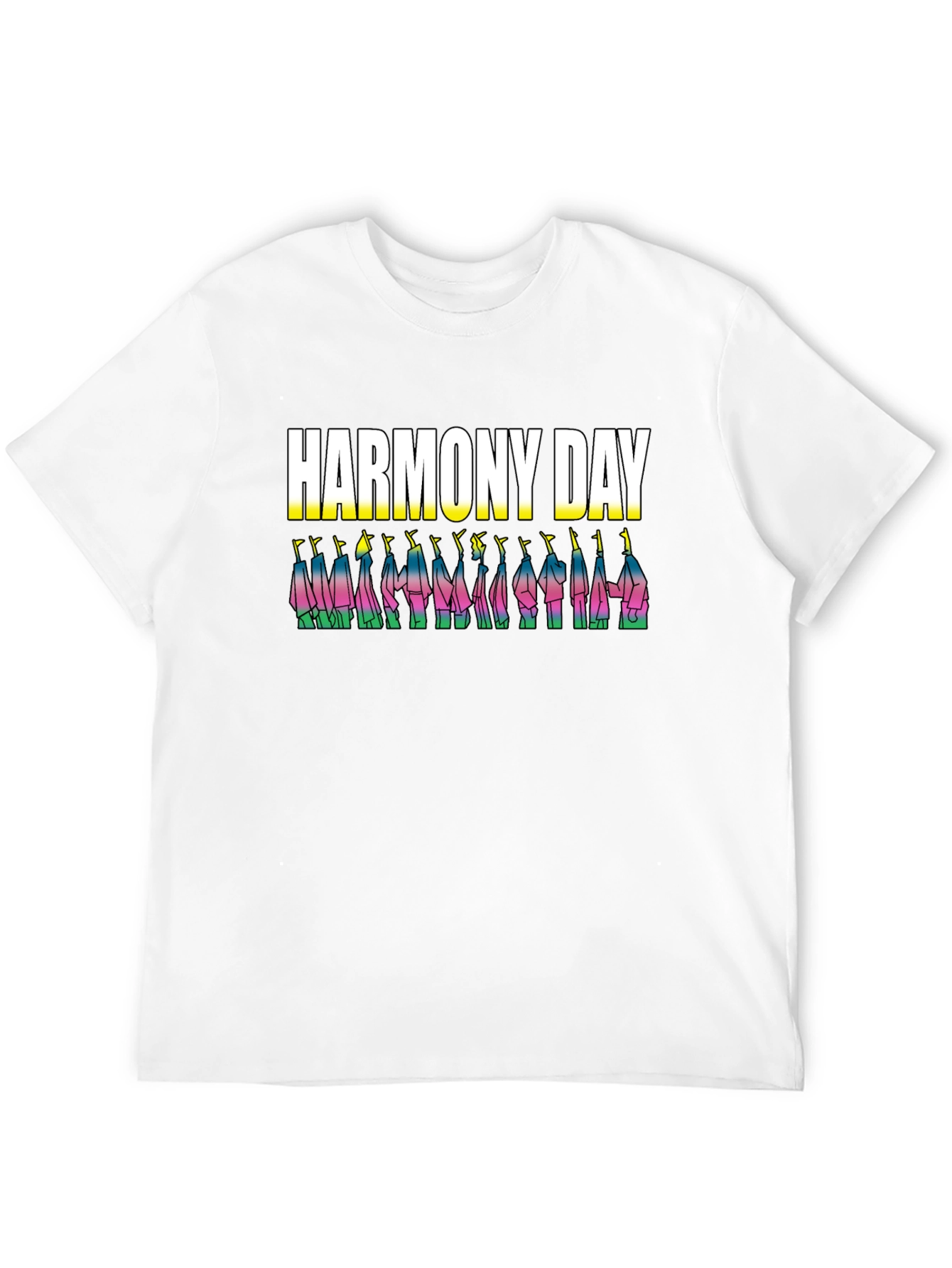 Harmony Day Black Graphic Tee