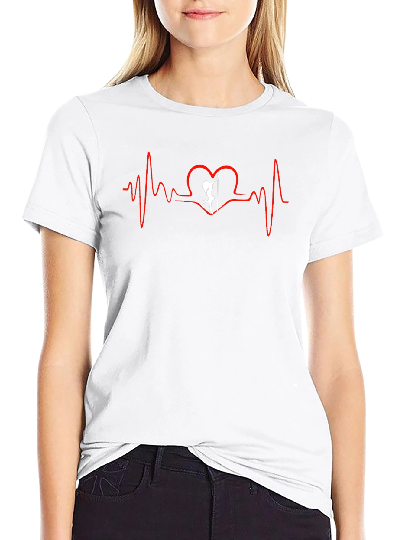 Heartbeat Pole Dancer T-Shirt