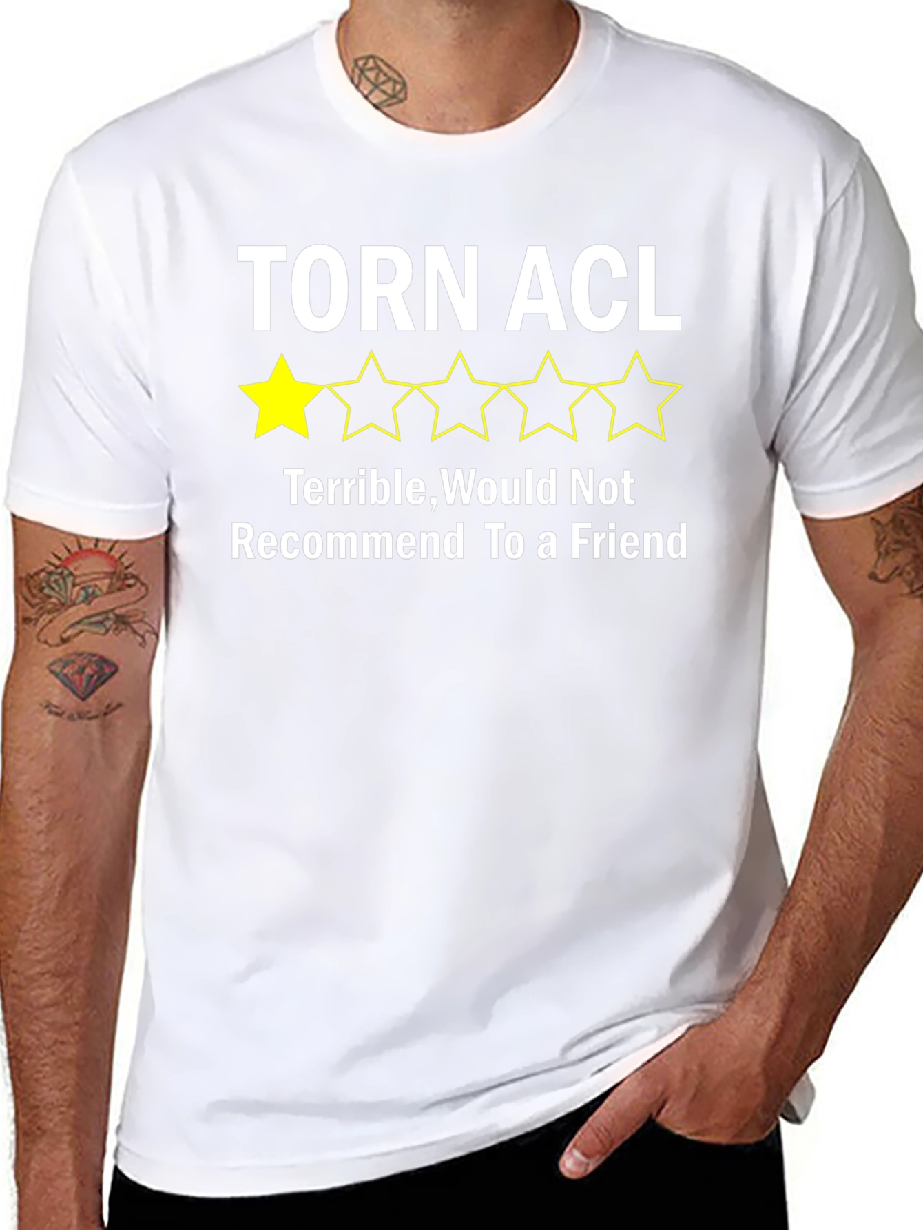 Torn ACL Funny Graphic Tee