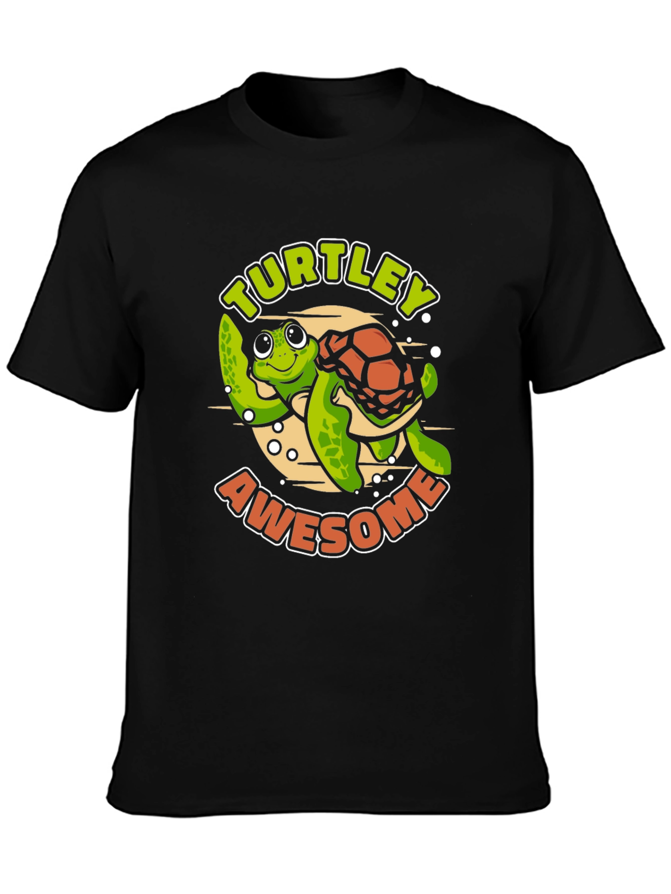 Turtlely Awesome Black T-Shirt