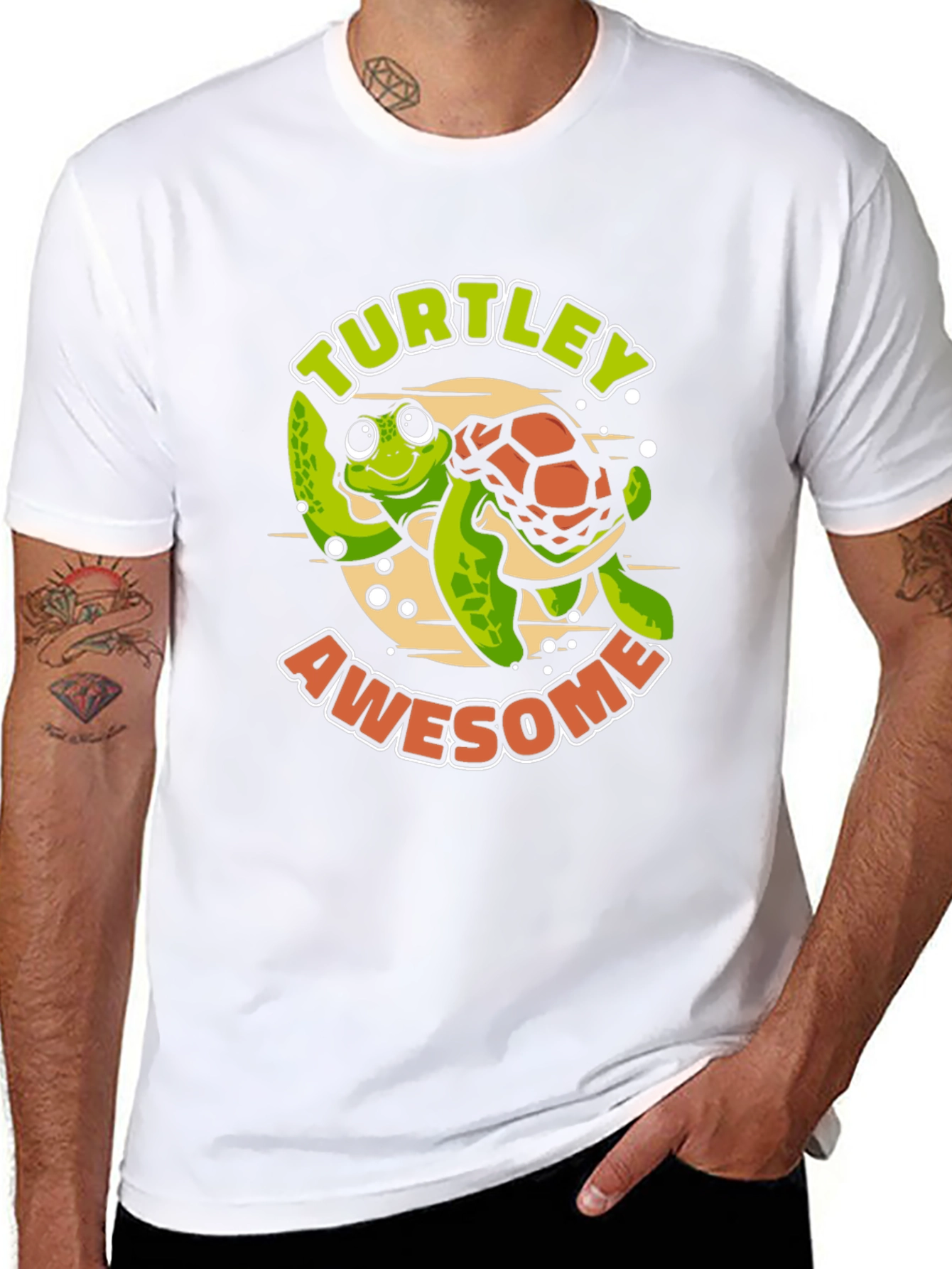 Turtlely Awesome Black T-Shirt