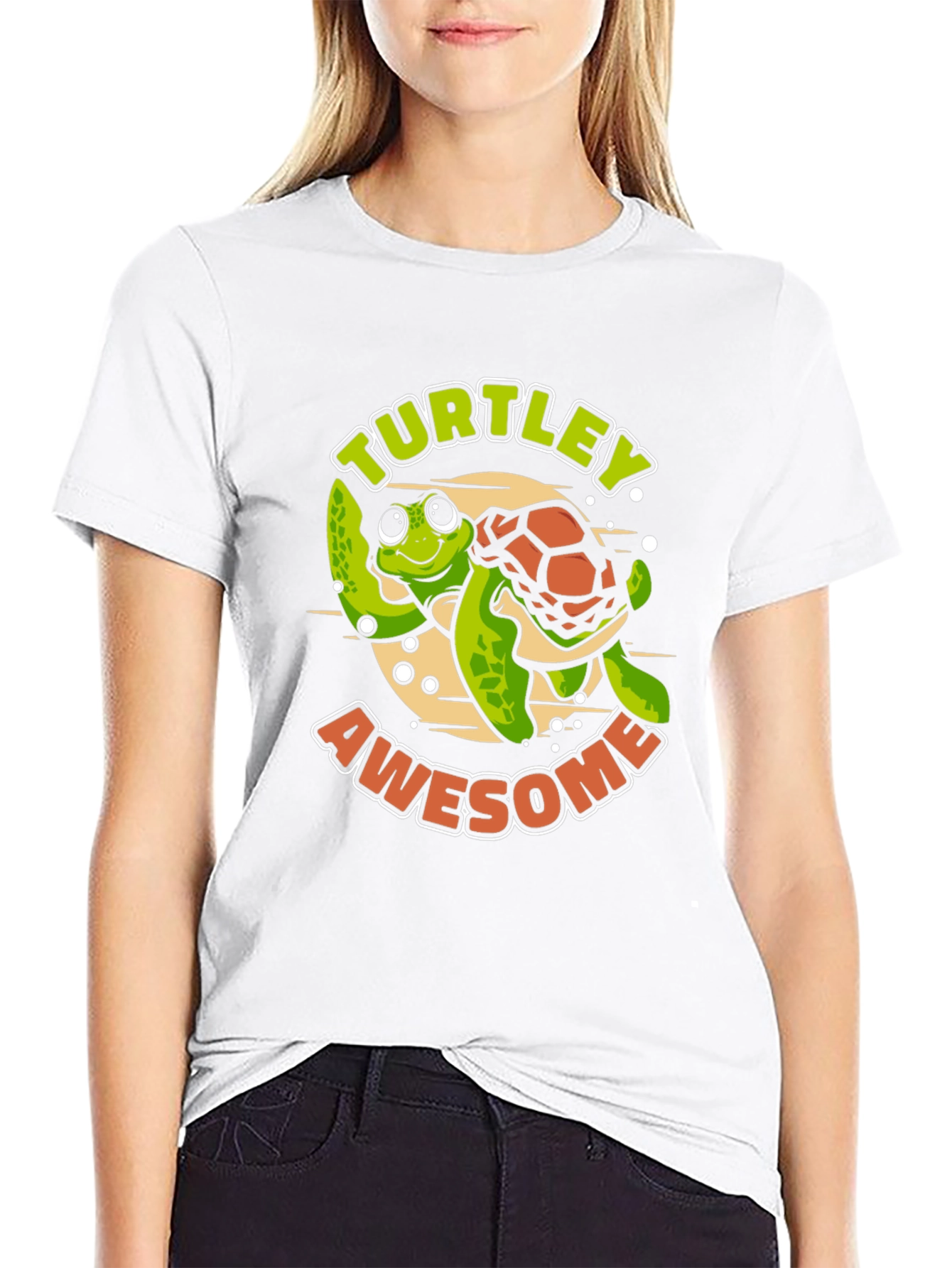 Turtlely Awesome Black T-Shirt