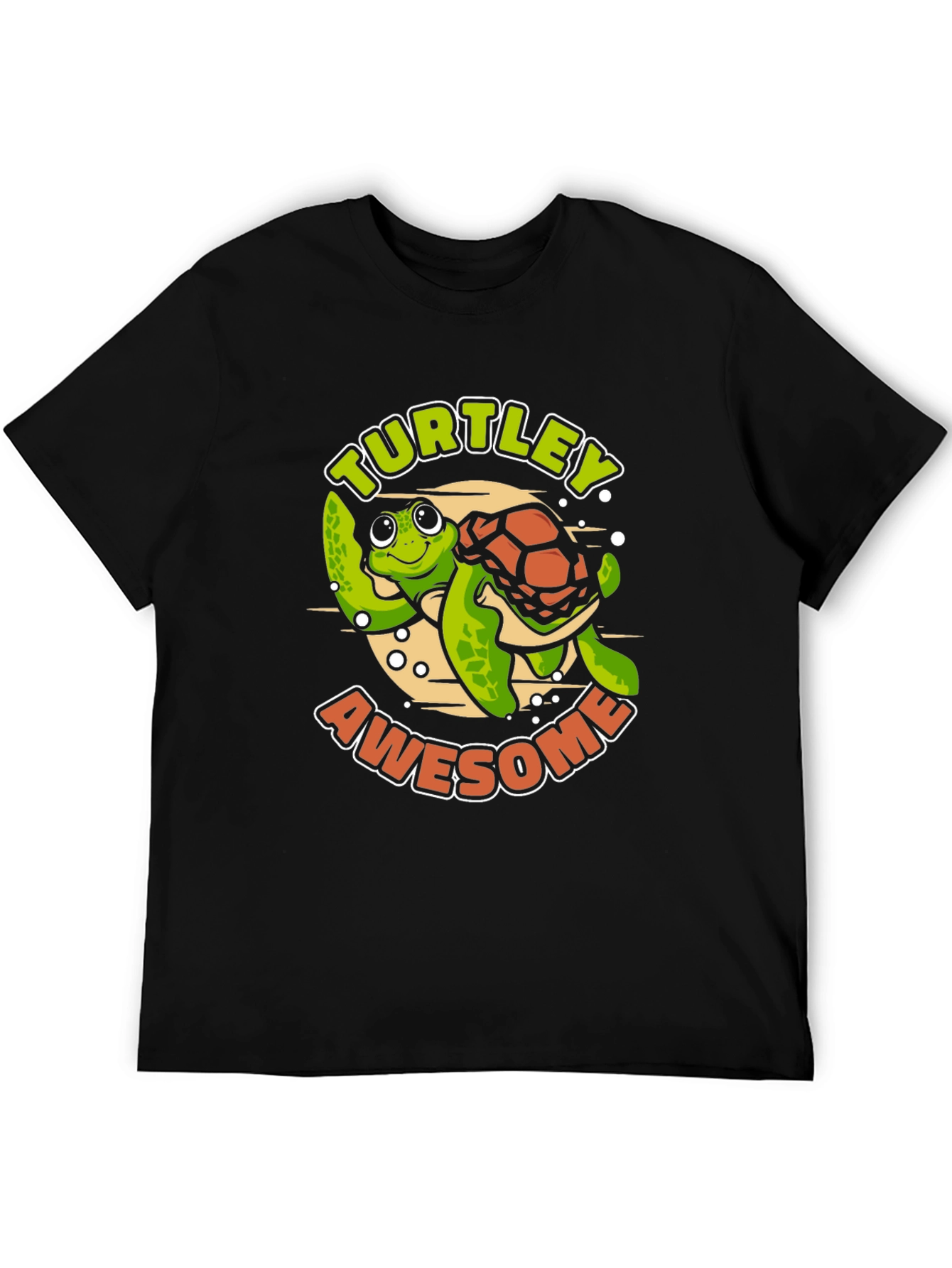Turtlely Awesome Black T-Shirt