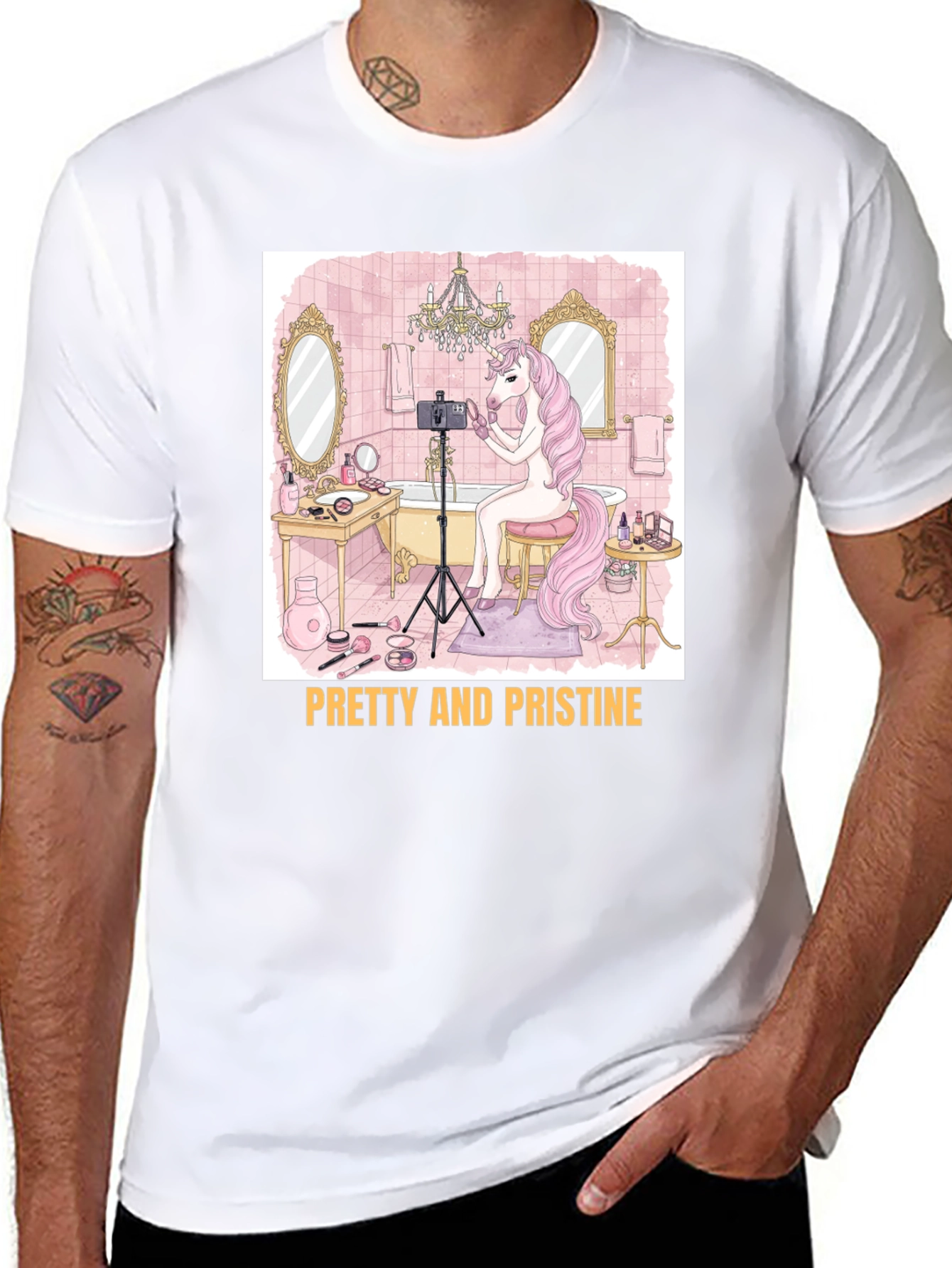 Unicorn Beauty Vlogger Graphic Tee