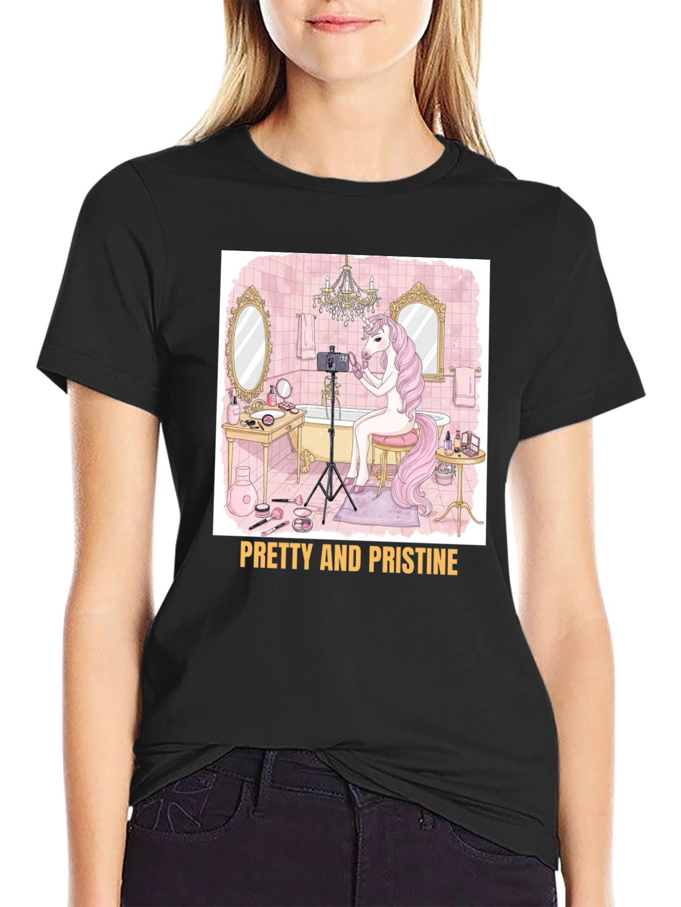 Unicorn Beauty Vlogger Graphic Tee