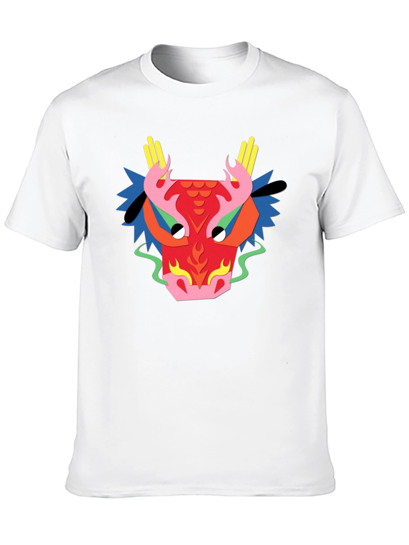 Dragon Graphic Tee - Unique Design Black T-Shirt