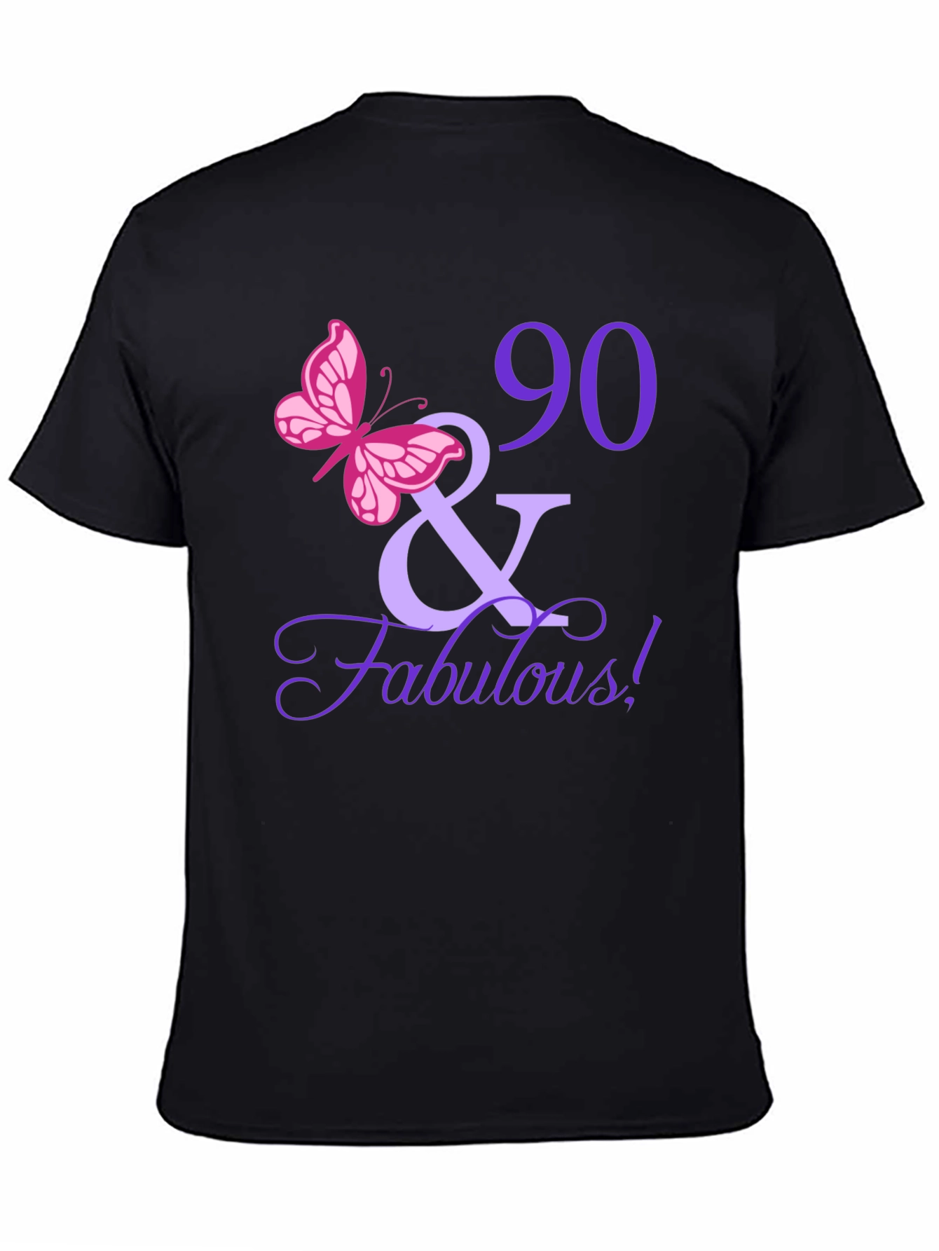 90 & Fabulous Birthday T-Shirt