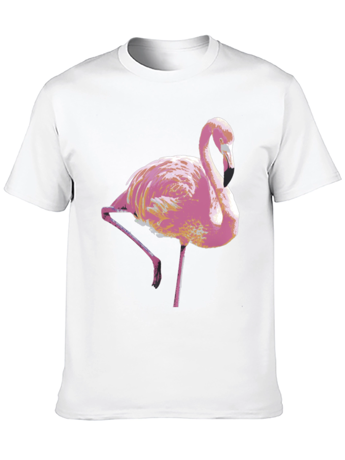 Pink Flamingo Graphic Tee - Stylish Mens T-Shirt