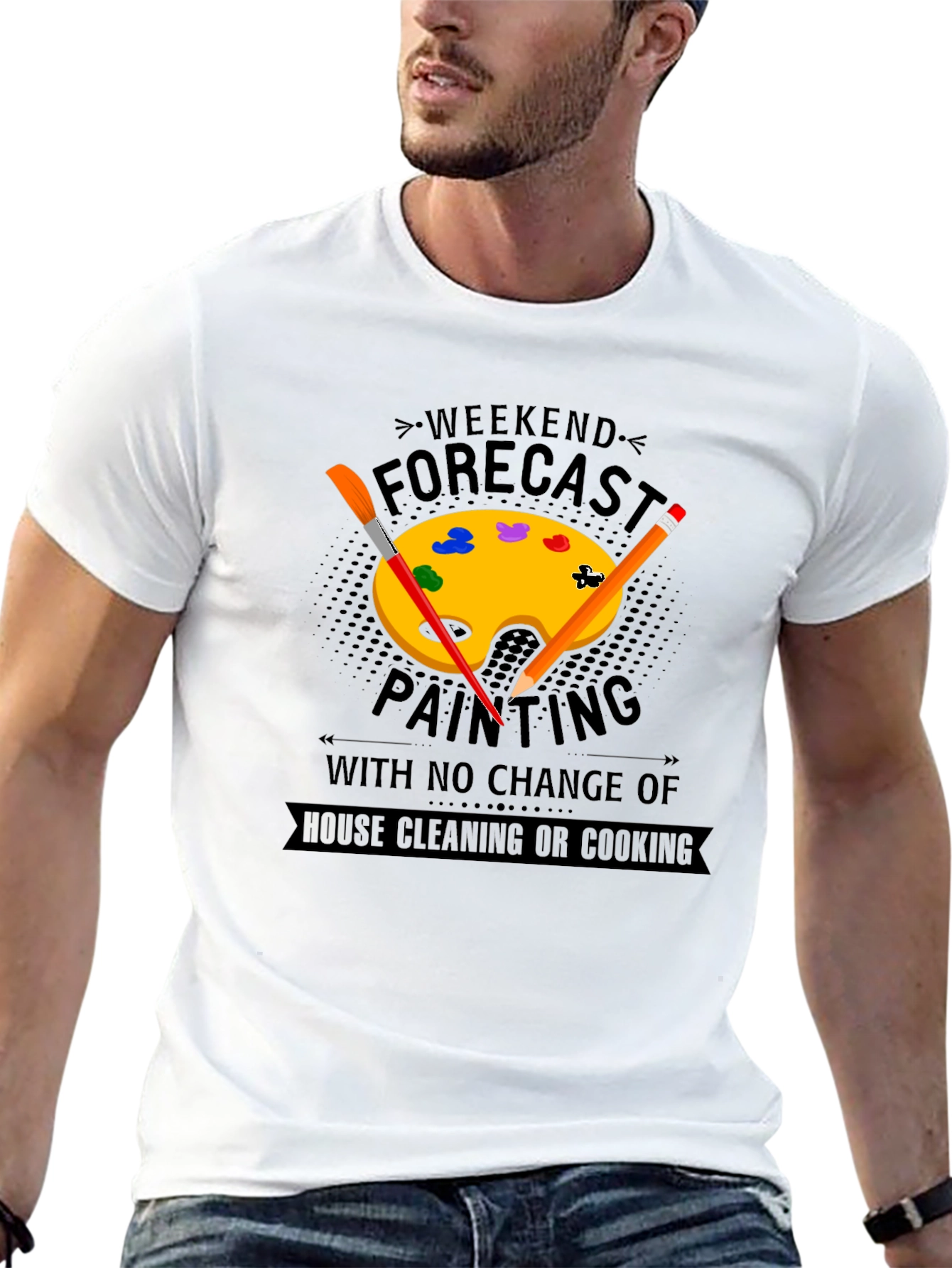 Weekend Painting Forecast T-Shirt