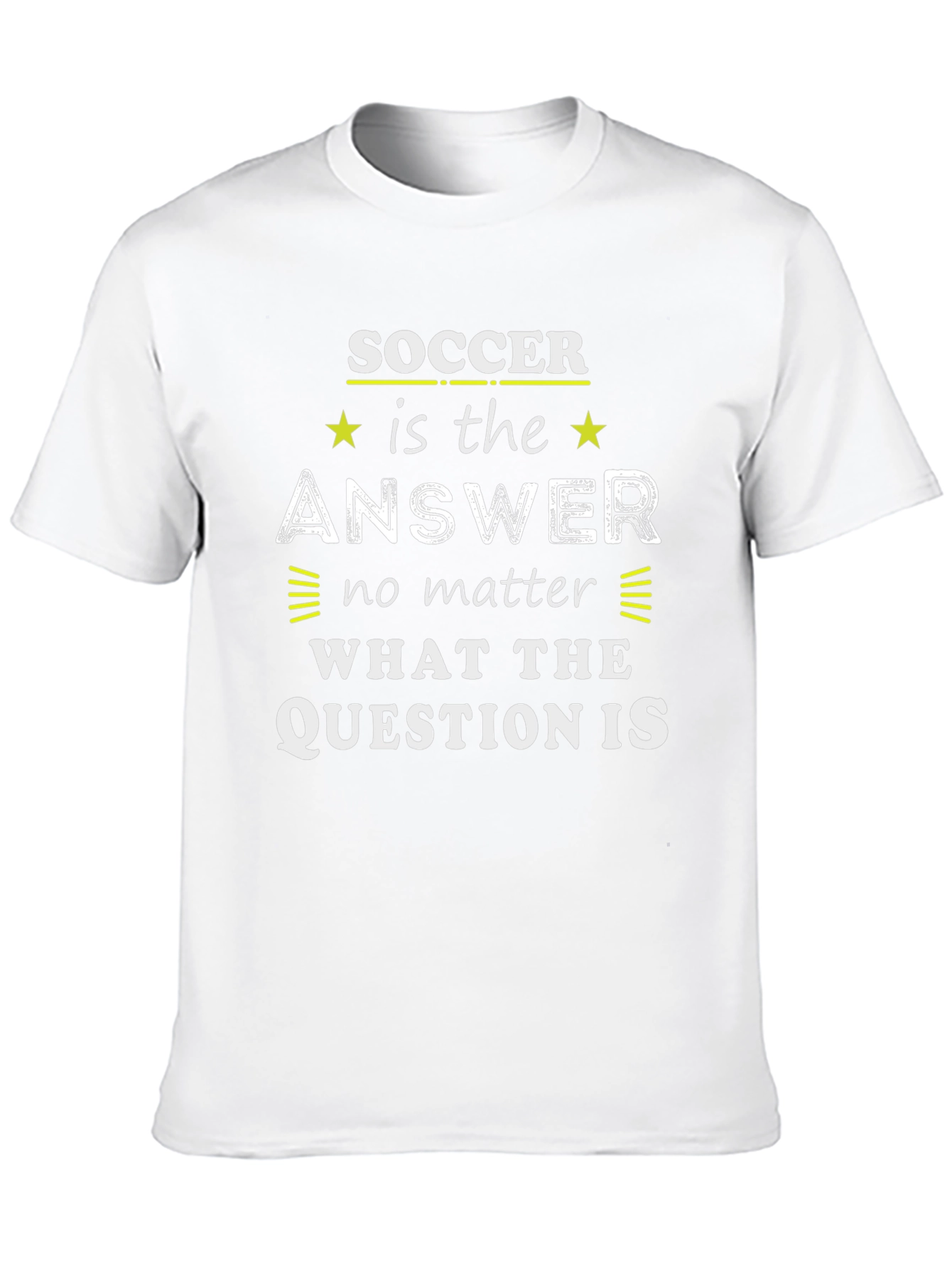 Soccer is the Answer Graphic Tee
