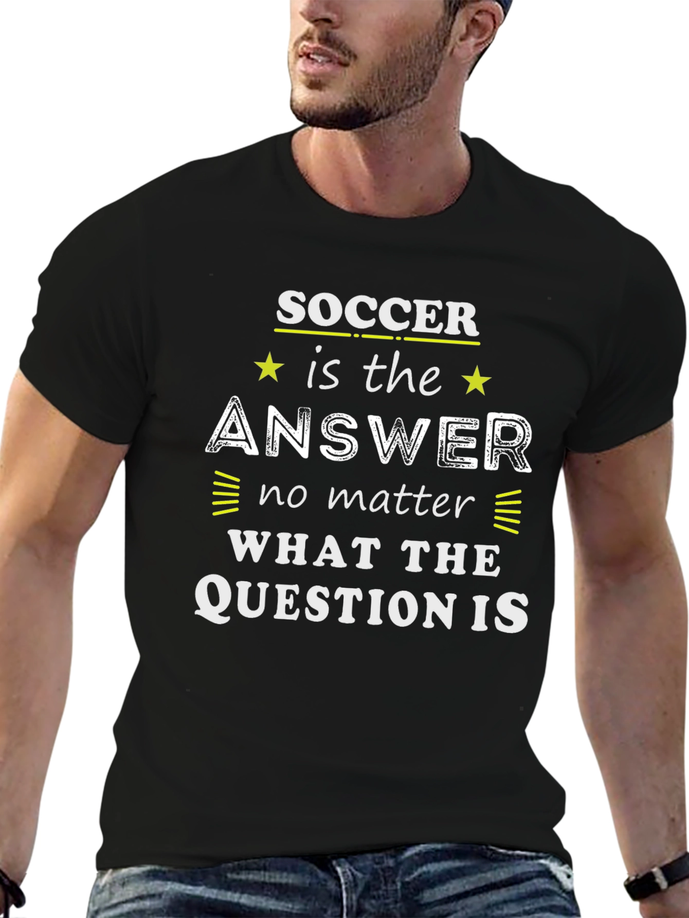 Soccer is the Answer Graphic Tee