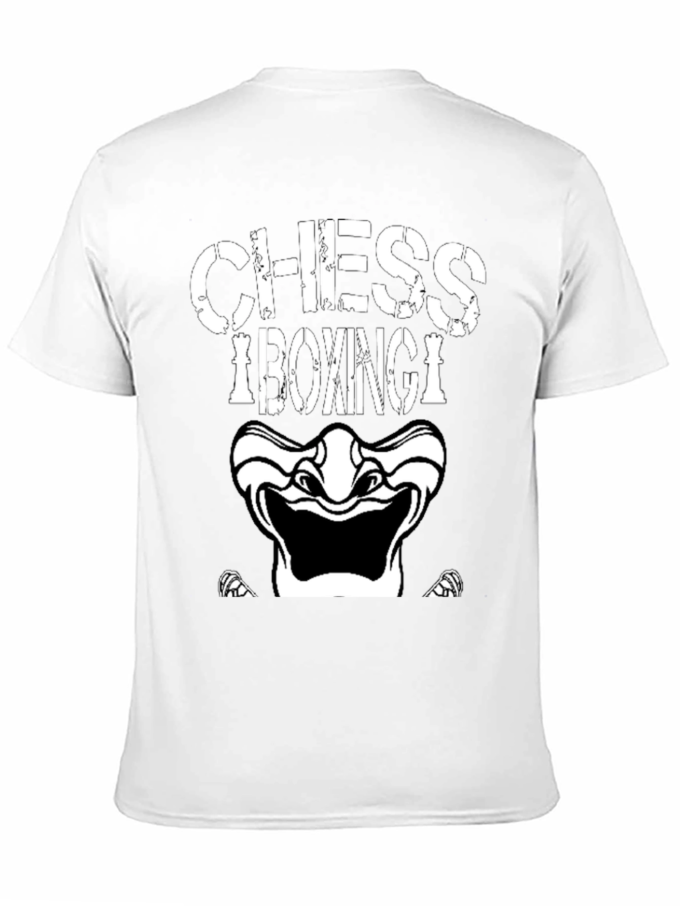 Chess Boxing Graphic Tee - Black