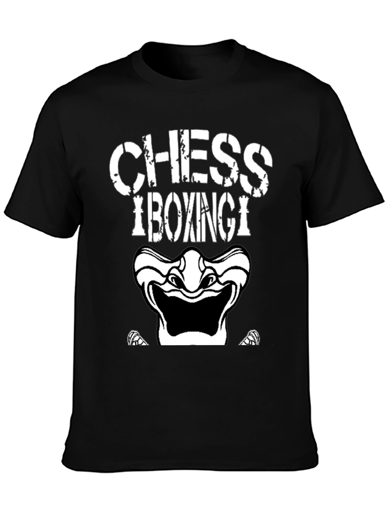 Chess Boxing Graphic Tee - Black