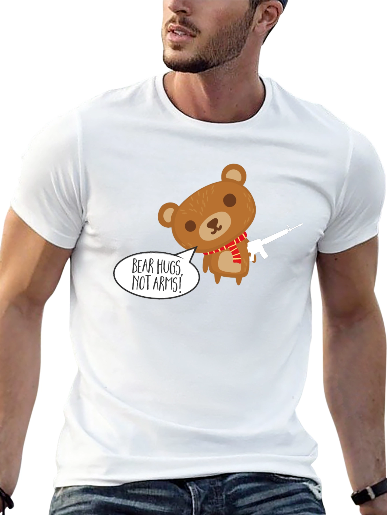 Bear Hugs Not Arms T-Shirt - Graphic Tee