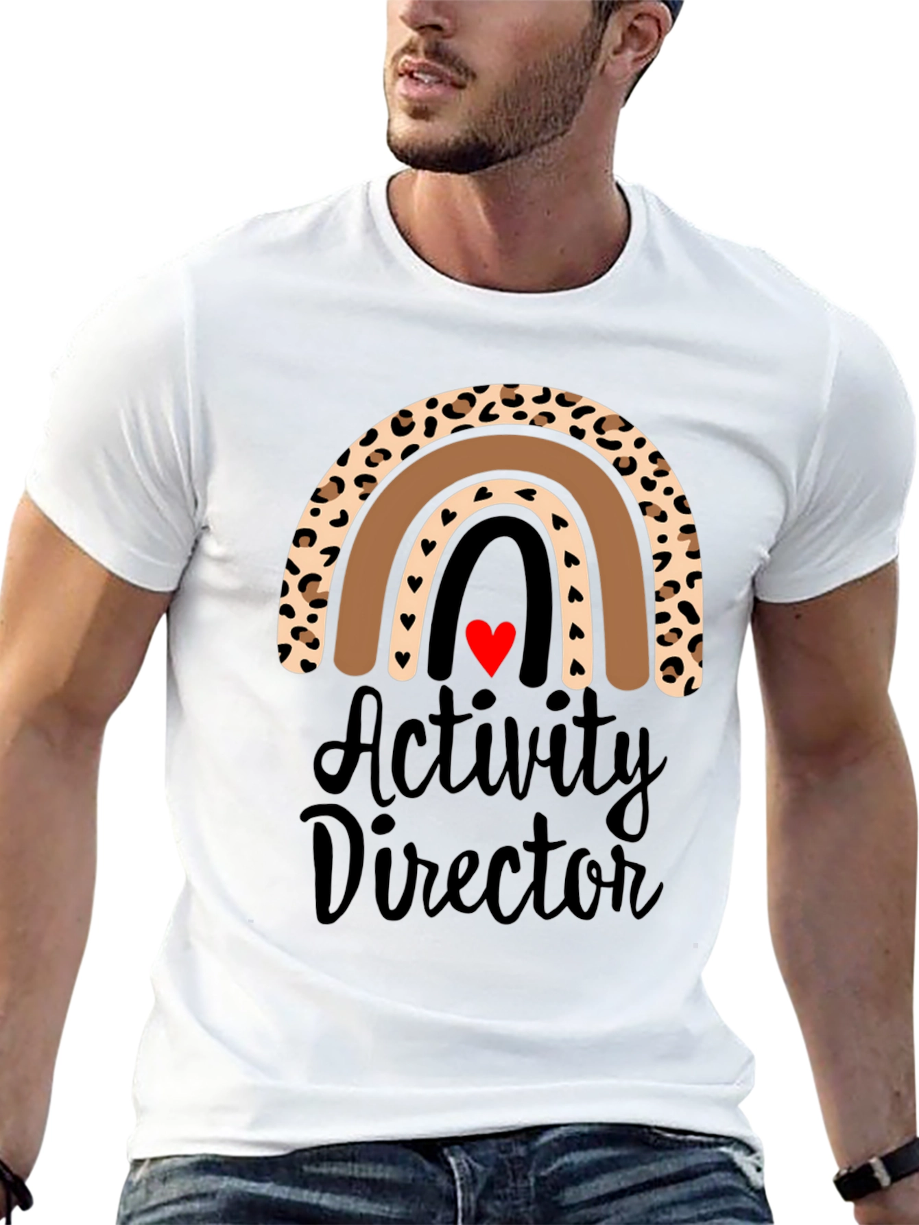 Activity Director Rainbow Graphic T-Shirt