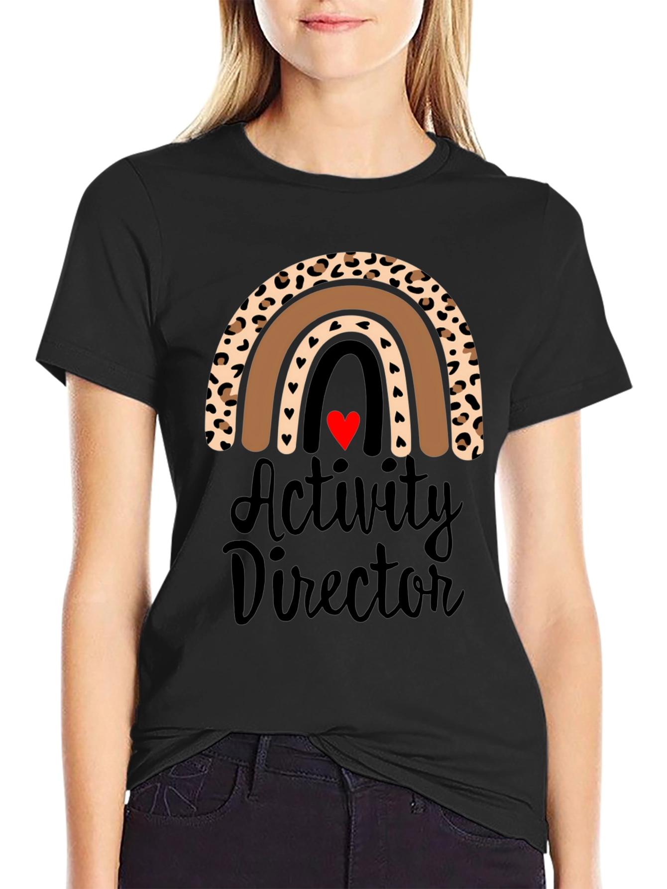 Activity Director Rainbow Graphic T-Shirt