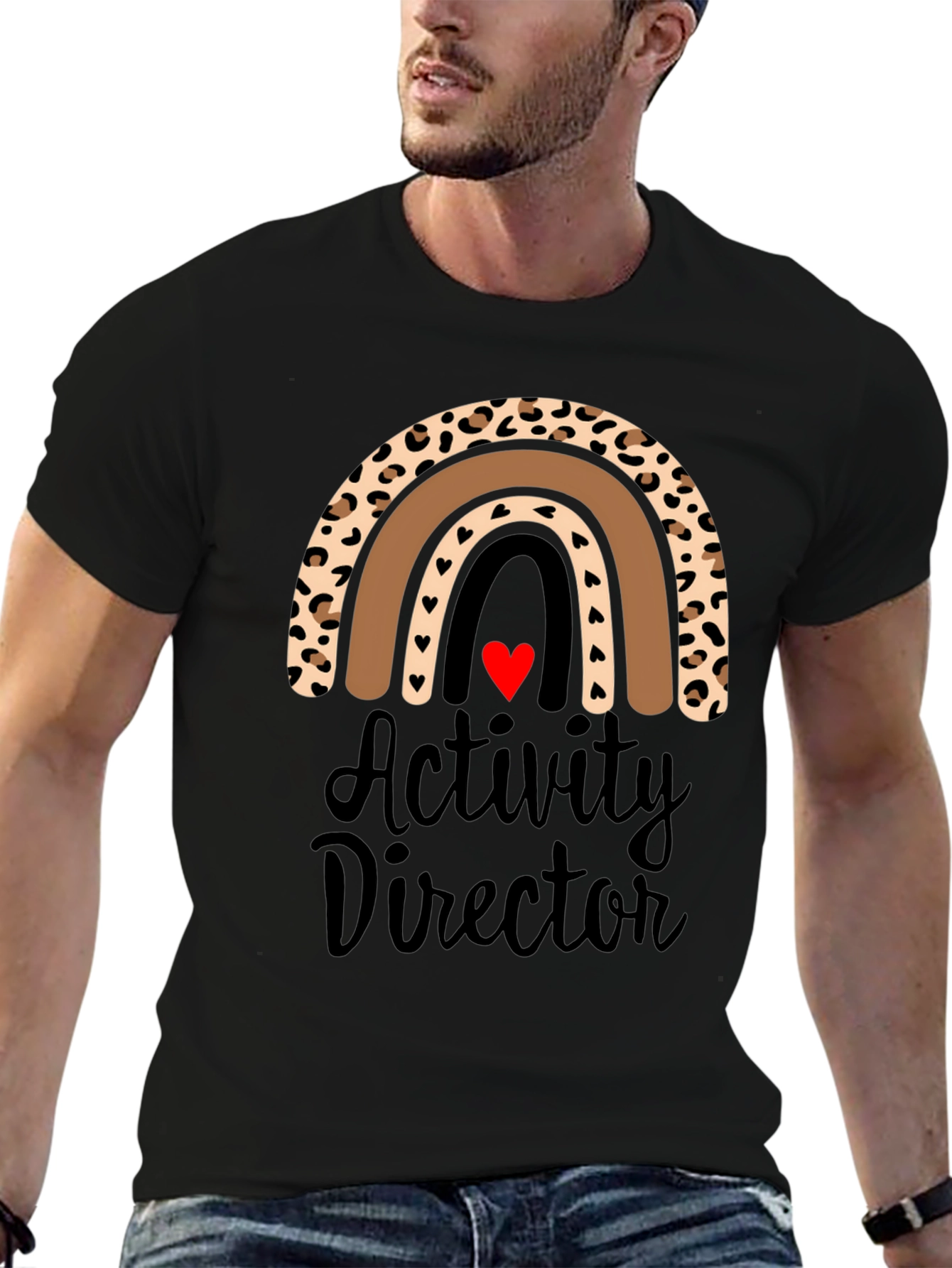 Activity Director Rainbow Graphic T-Shirt