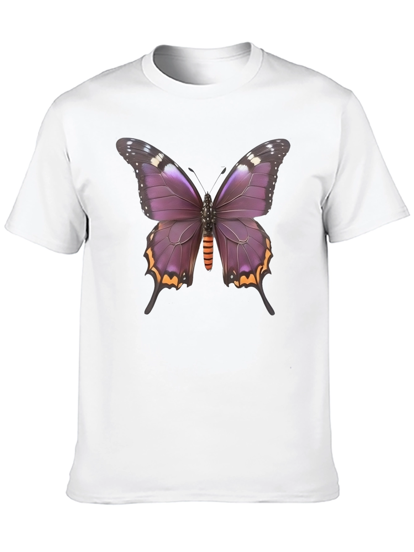 Butterfly Graphic Tee - Stylish Black T-Shirt