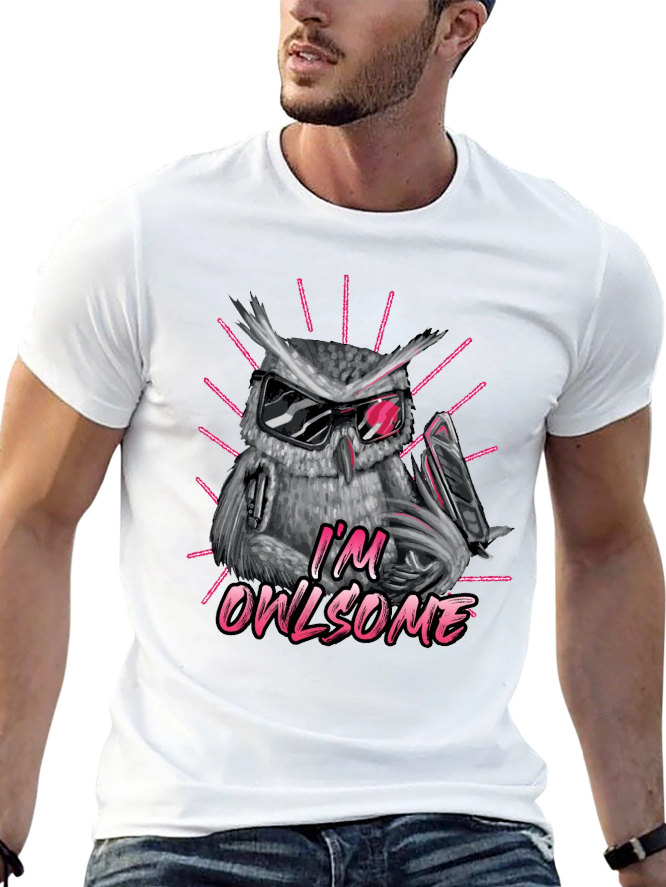 Cool Owl T-Shirt - Im Owlsome!