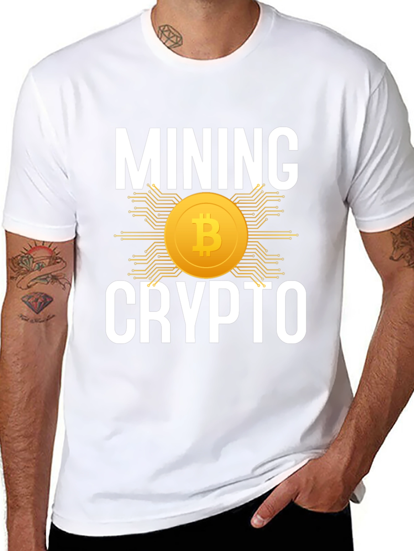 Mining Crypto Bitcoin T-Shirt