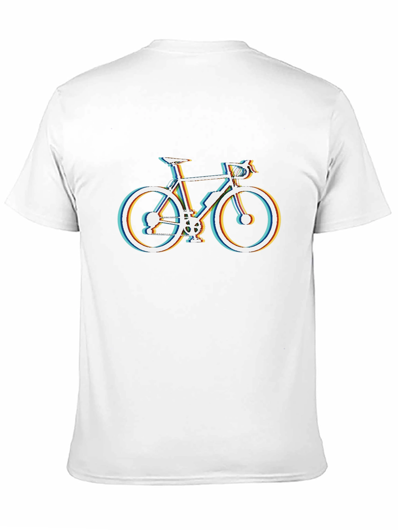 Mens Black Bike Graphic T-Shirt