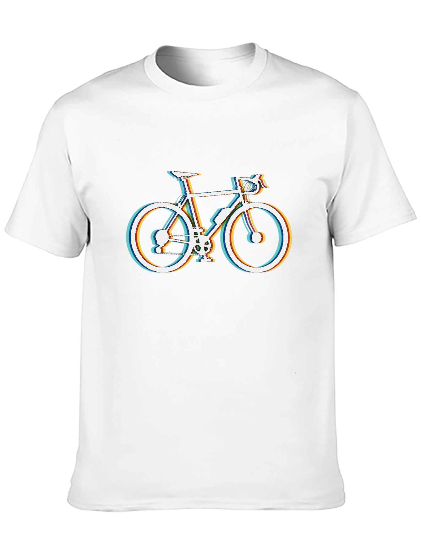 Mens Black Bike Graphic T-Shirt