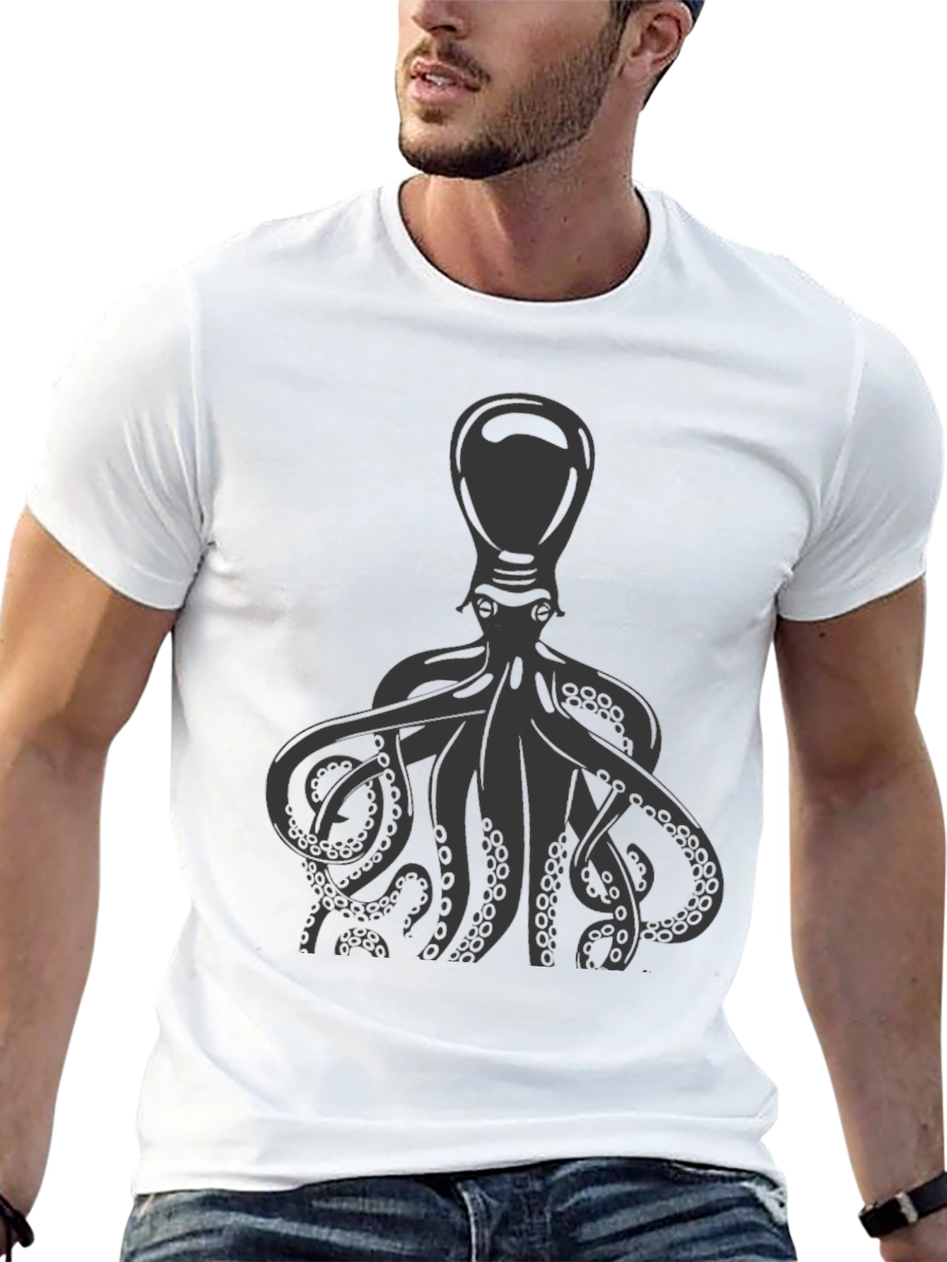 Octopus Graphic Tee - Dark Kraken Shirt