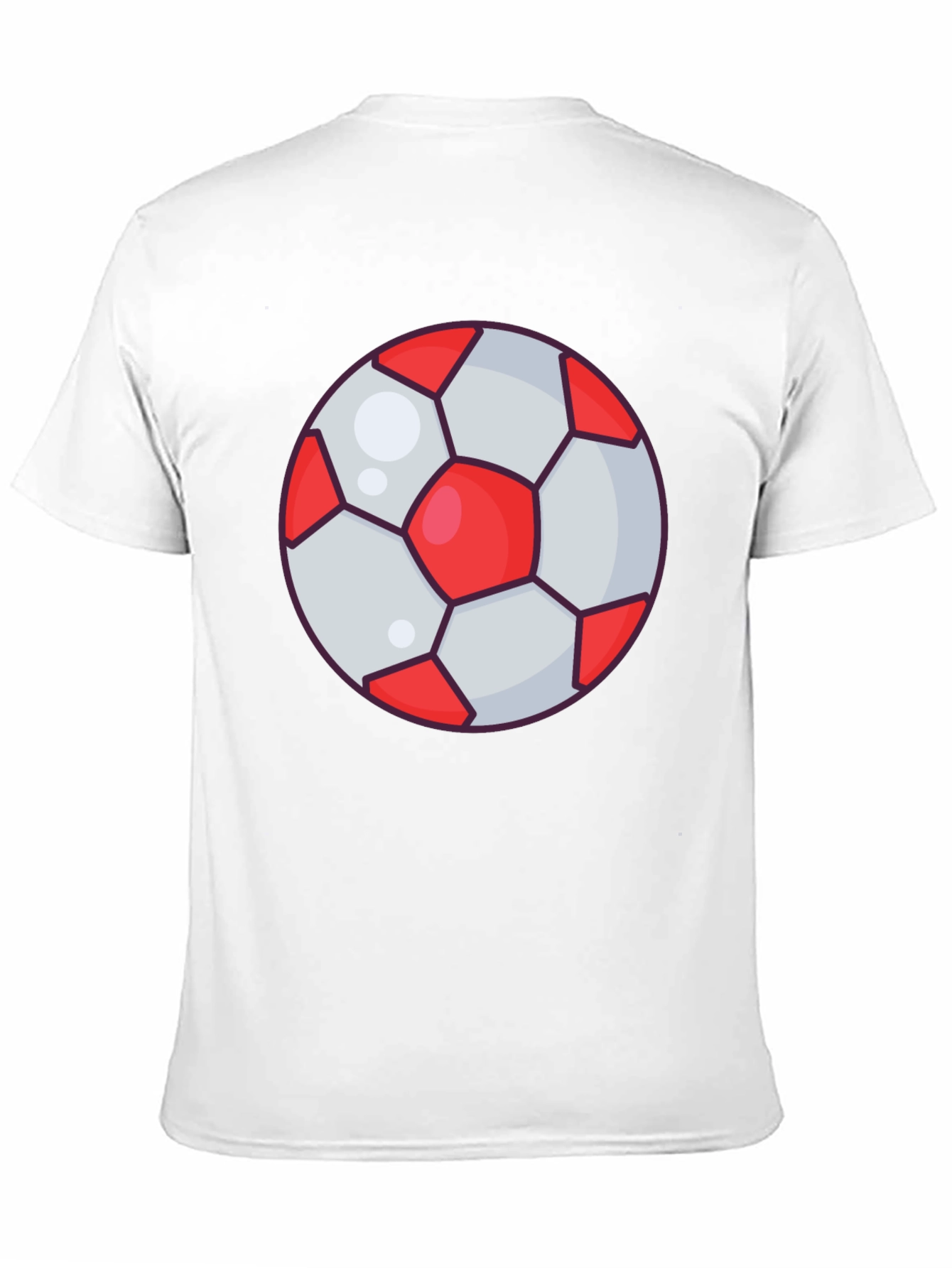 Soccer Ball Graphic Tee - Casual Style