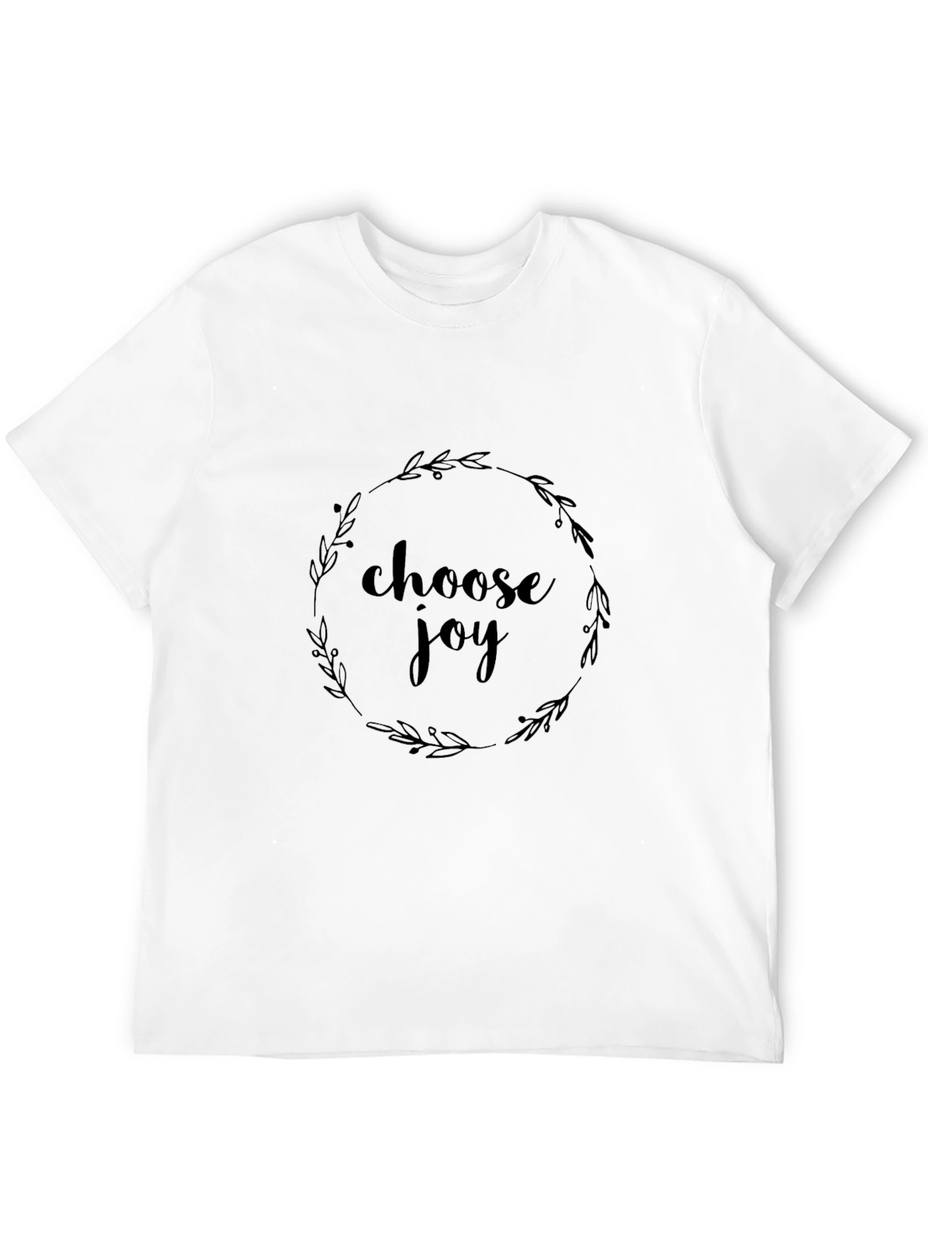 Choose Joy Black Graphic Tee