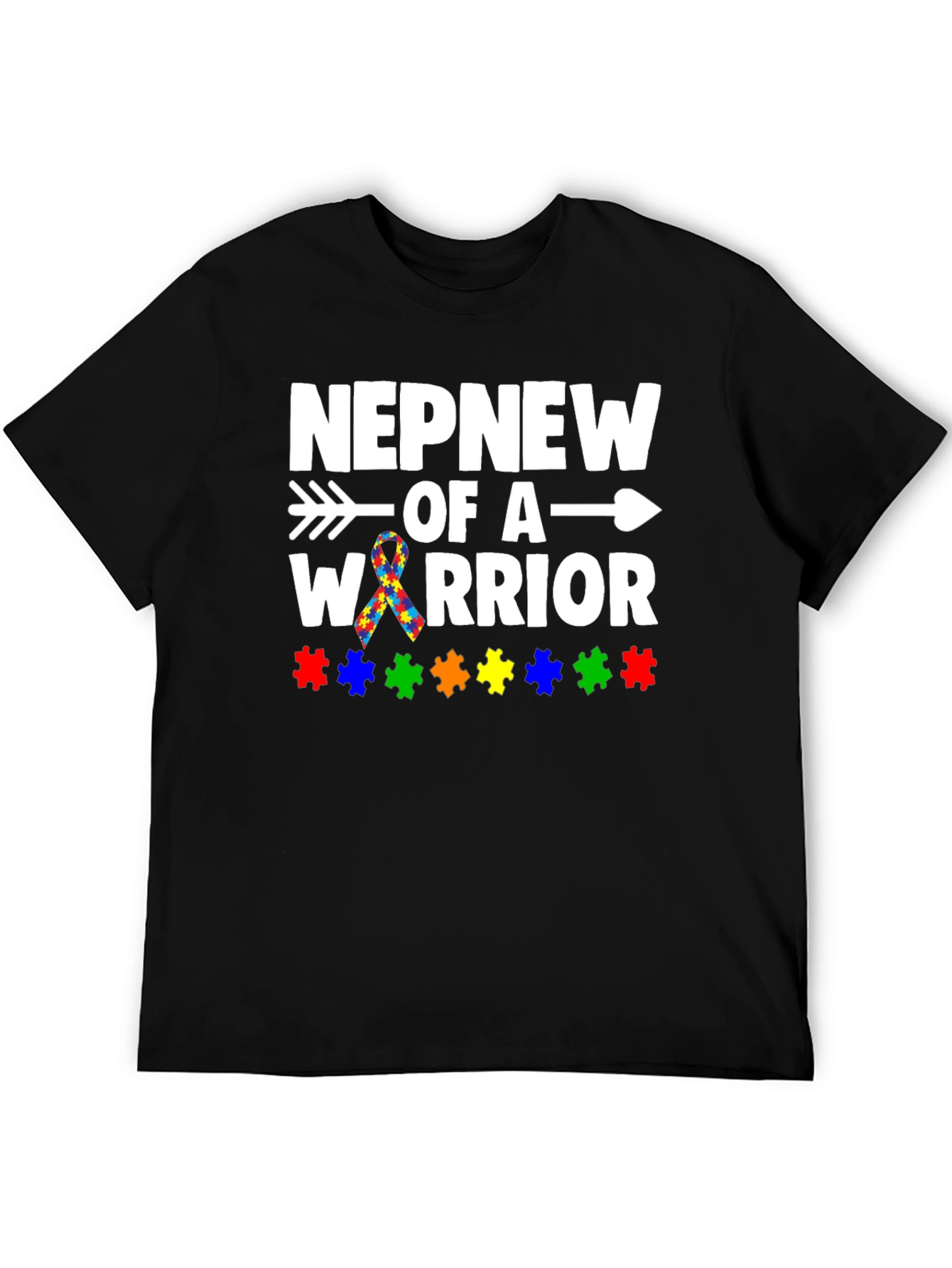 Nephew of a Warrior Autism Awareness T-Shirt