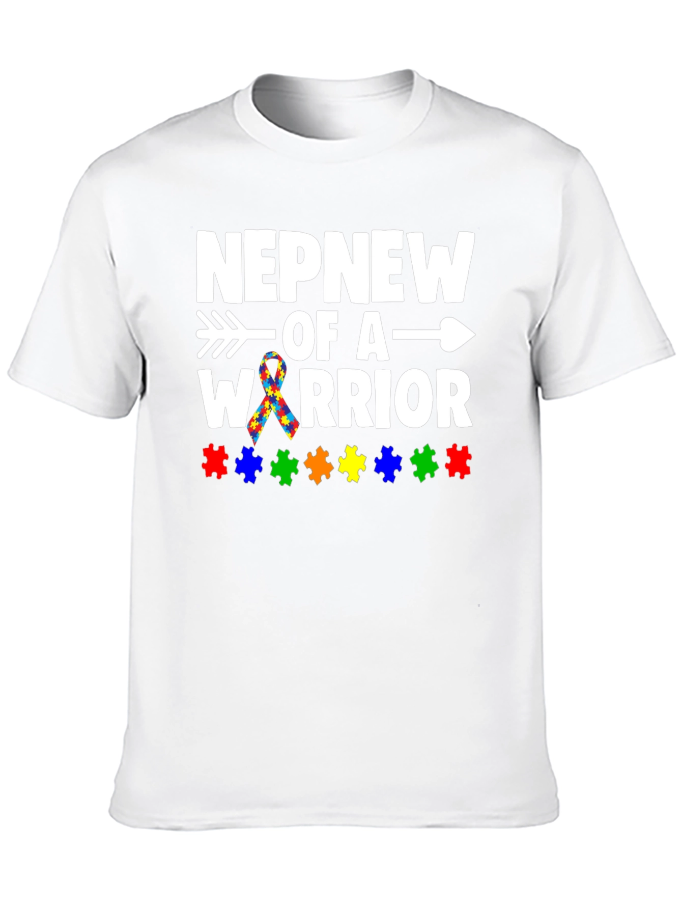 Nephew of a Warrior Autism Awareness T-Shirt