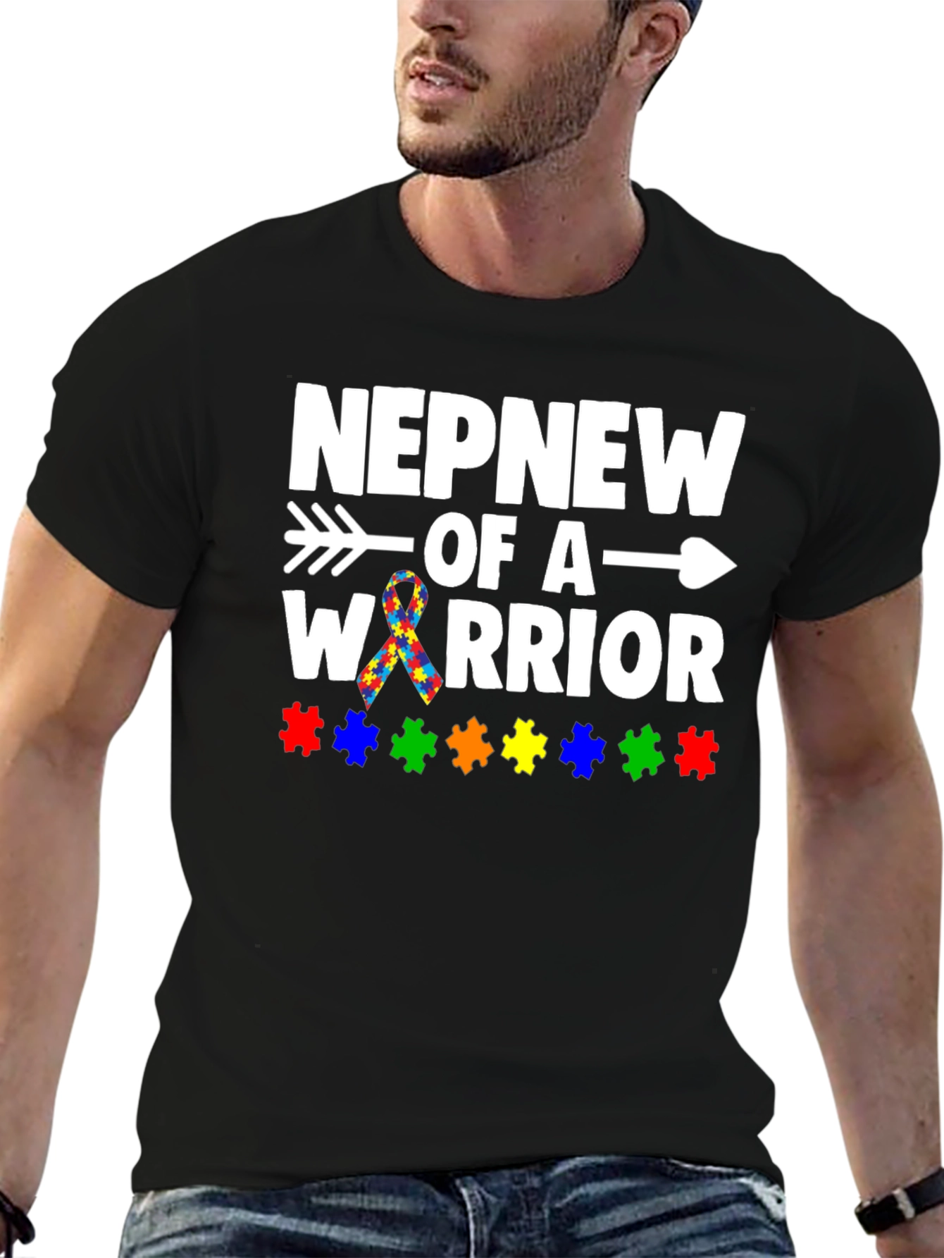 Nephew of a Warrior Autism Awareness T-Shirt