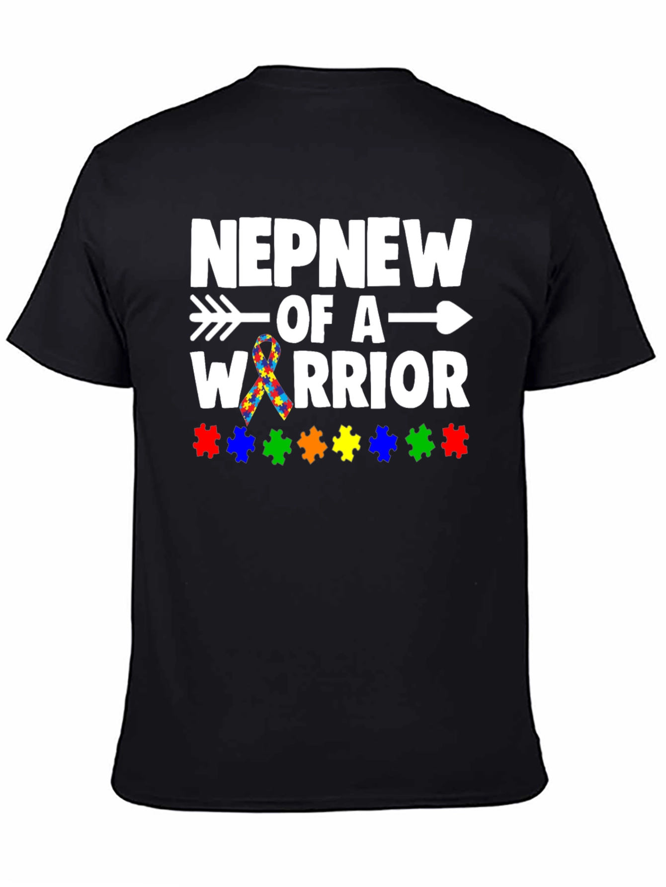 Nephew of a Warrior Autism Awareness T-Shirt