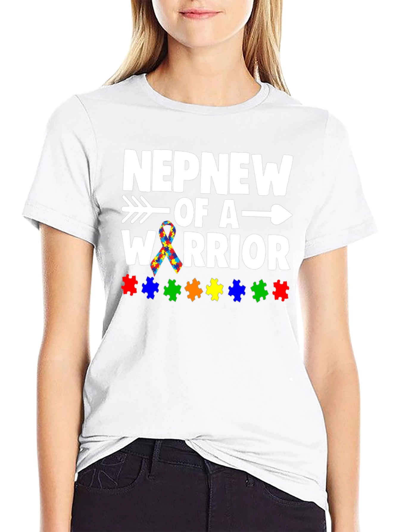 Nephew of a Warrior Autism Awareness T-Shirt