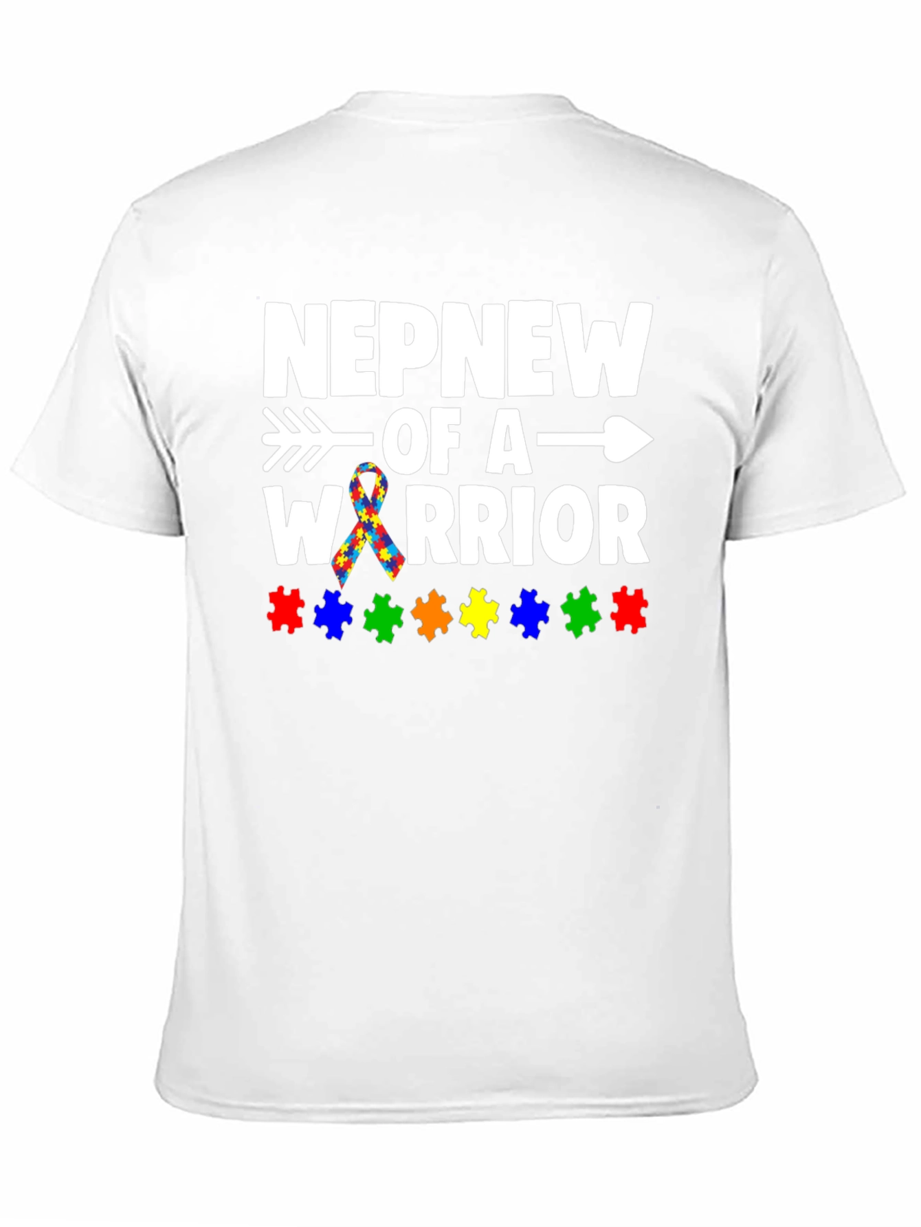 Nephew of a Warrior Autism Awareness T-Shirt